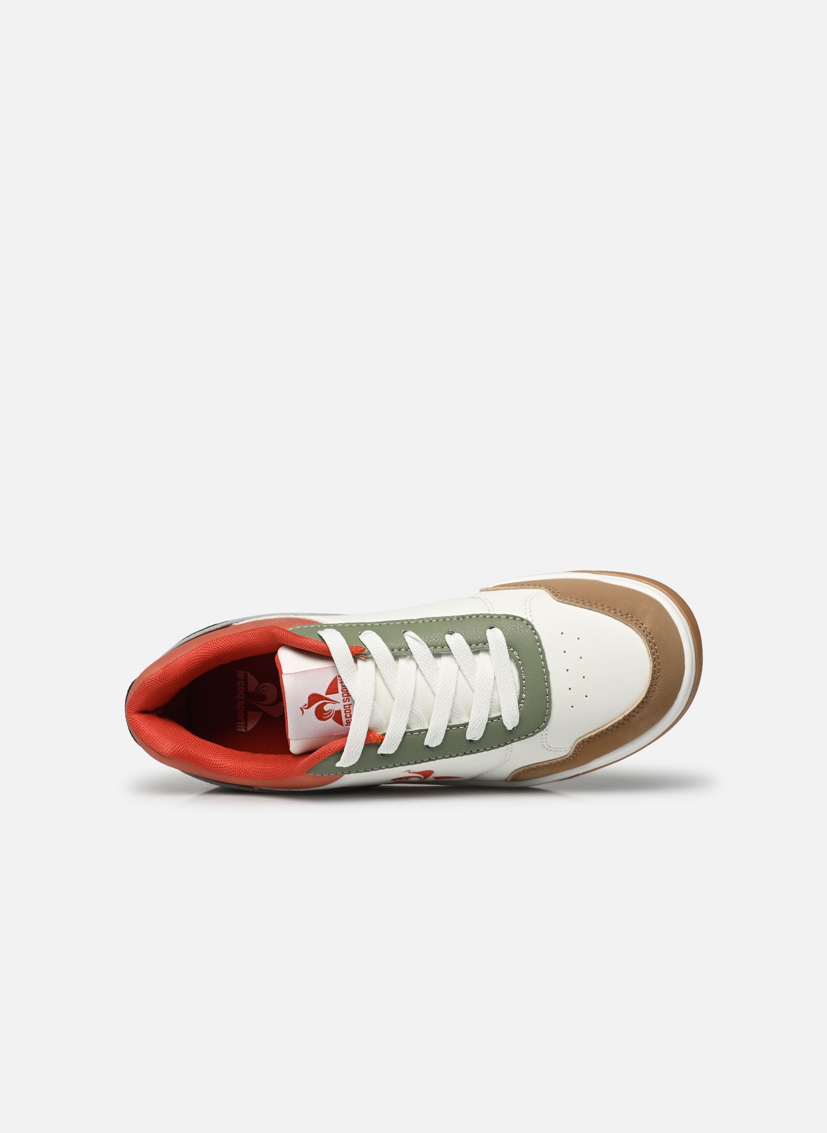 Sneaker LCS COURT BREAKER GS jungen weiß Le Coq Sportif Sneaker LCS COURT BREAKER GS jungen weiß Optical White/Orange
