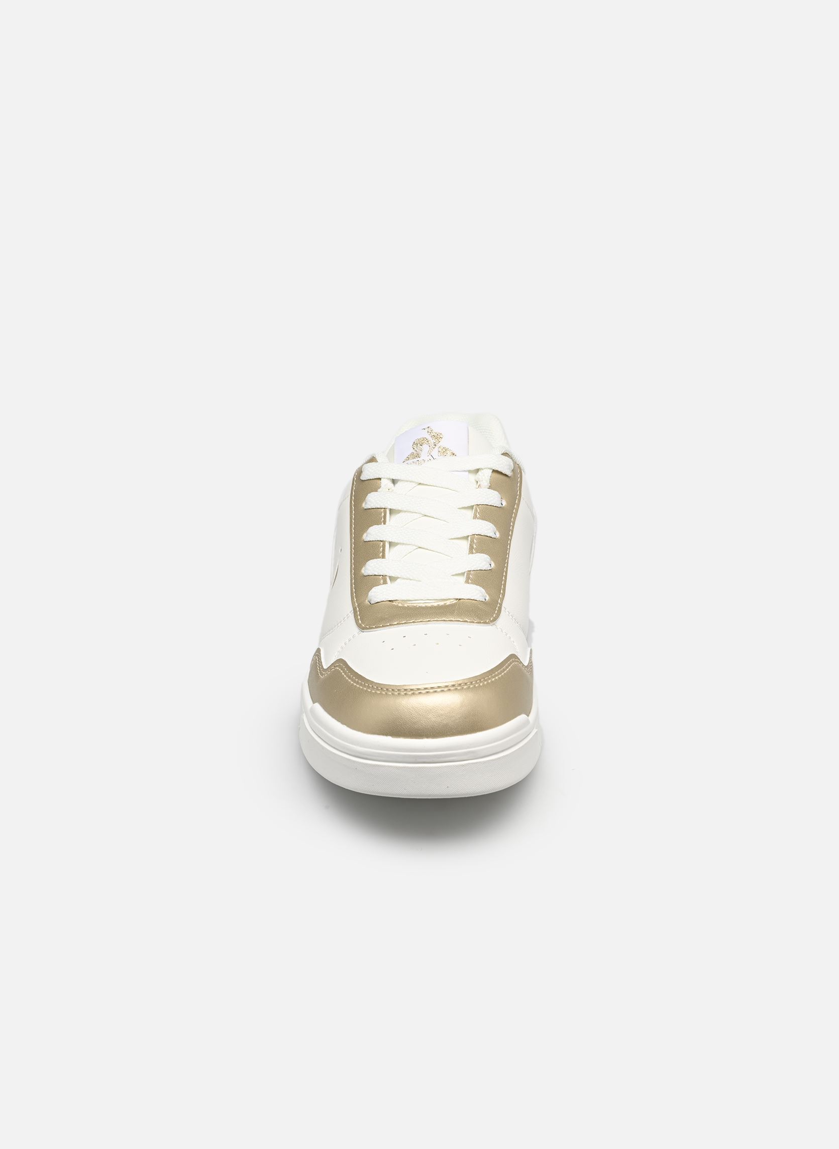 Baskets LCS COURT BREAKER GS fille blanc Le Coq Sportif Baskets LCS COURT BREAKER GS fille blanc optical white/champagne