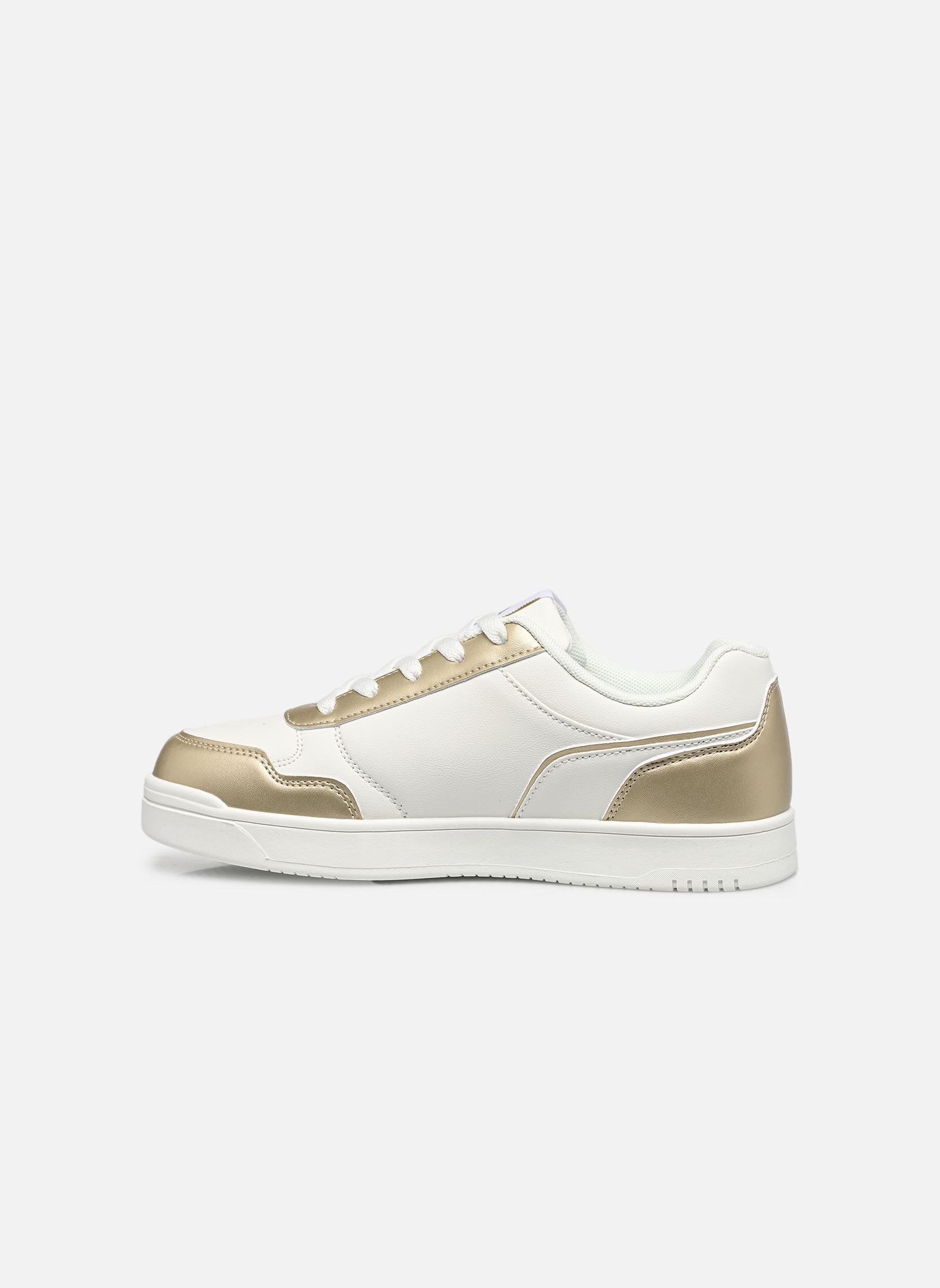 Baskets LCS COURT BREAKER GS fille blanc Le Coq Sportif Baskets LCS COURT BREAKER GS fille blanc optical white/champagne