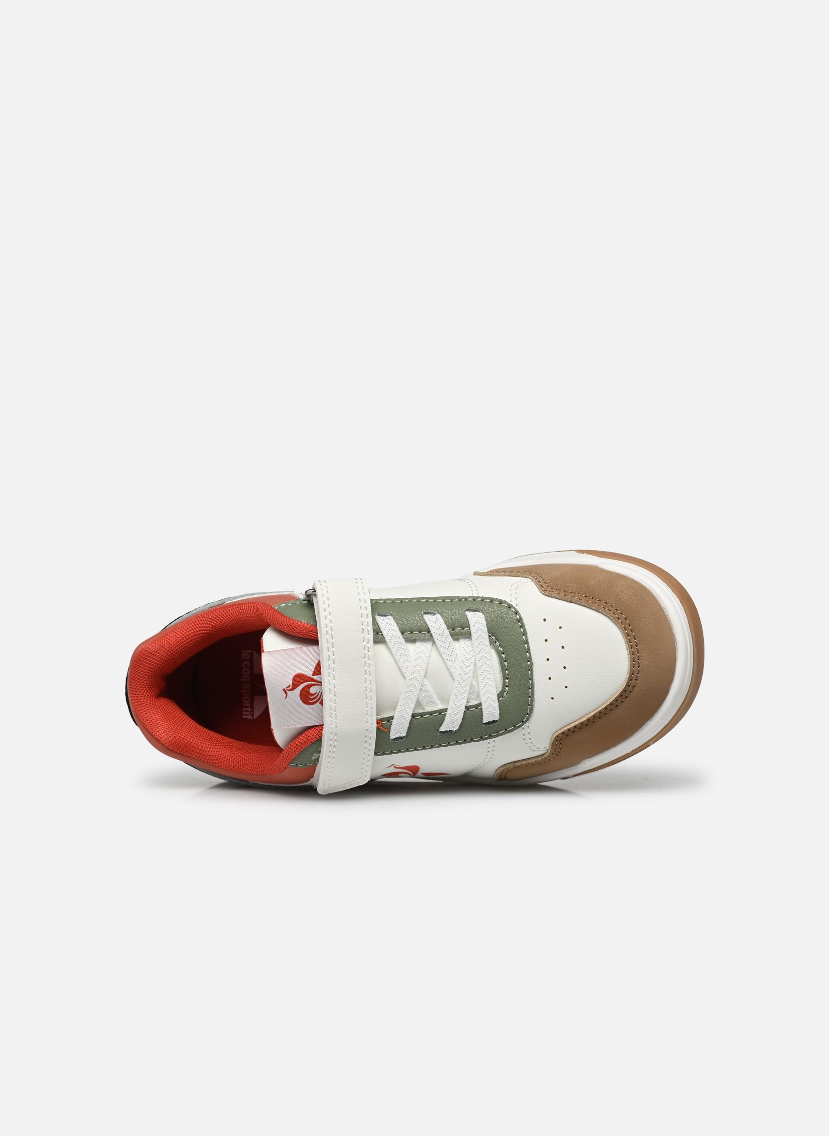 Zapatillas LCS COURT BREAKER PS niño blanco Le Coq Sportif Zapatillas LCS COURT BREAKER PS niño blanco Optical White/Orange