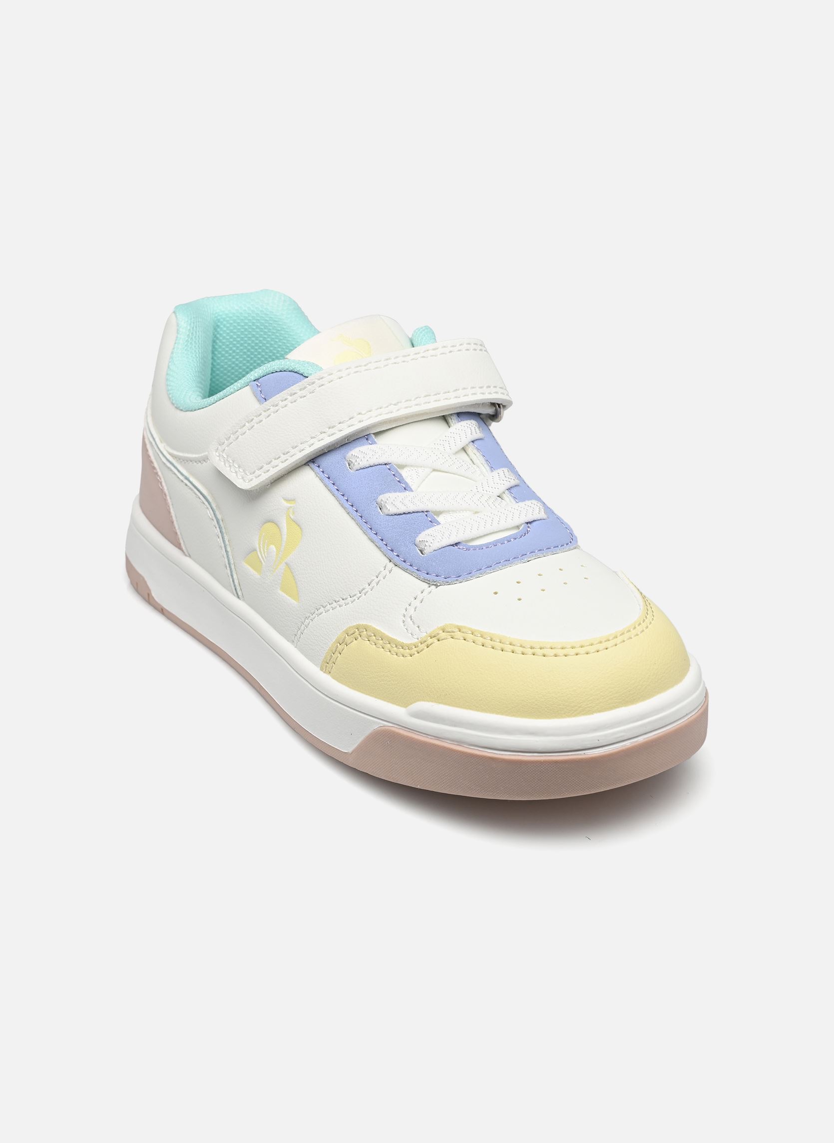 Sneakers LCS COURT BREAKER PS bambina multicolore Le Coq Sportif Sneakers LCS COURT BREAKER PS bambina multicolore Optical White/Pink