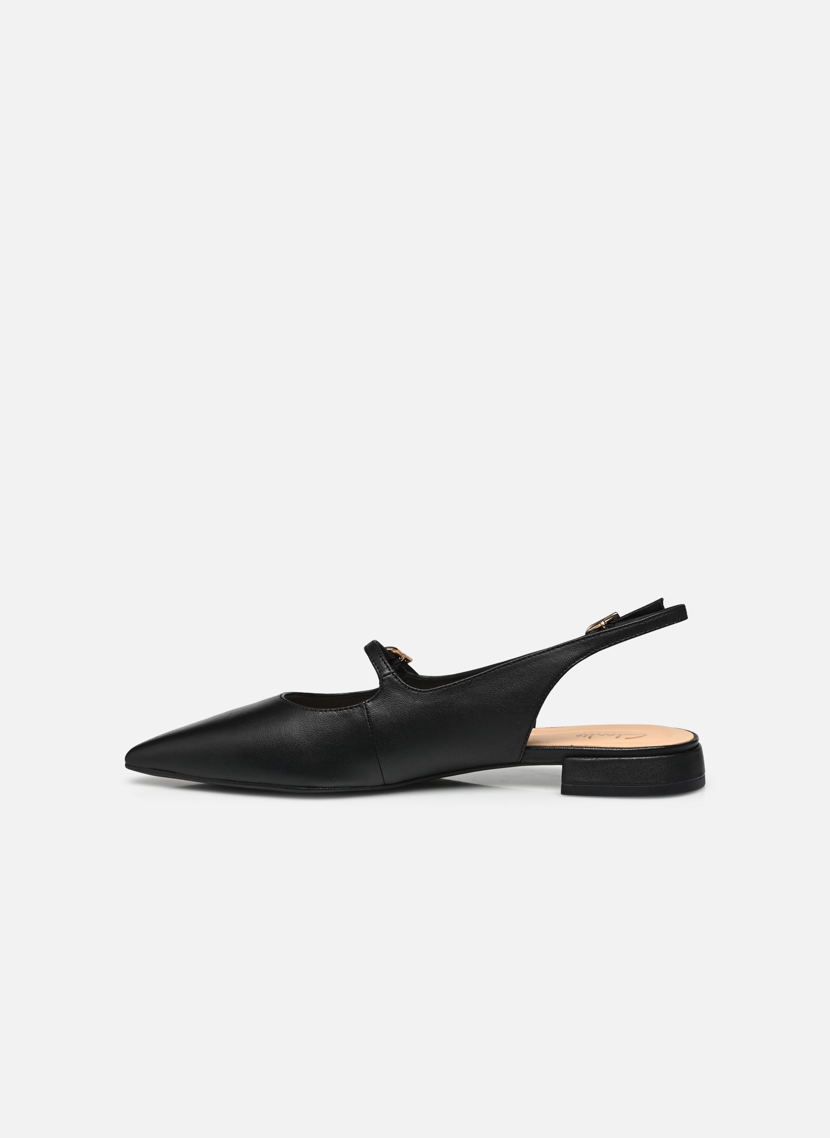 Slingback pumps Sensa15 Shine dames zwart Clarks Slingback pumps Sensa15 Shine dames zwart BLACK LEATHER