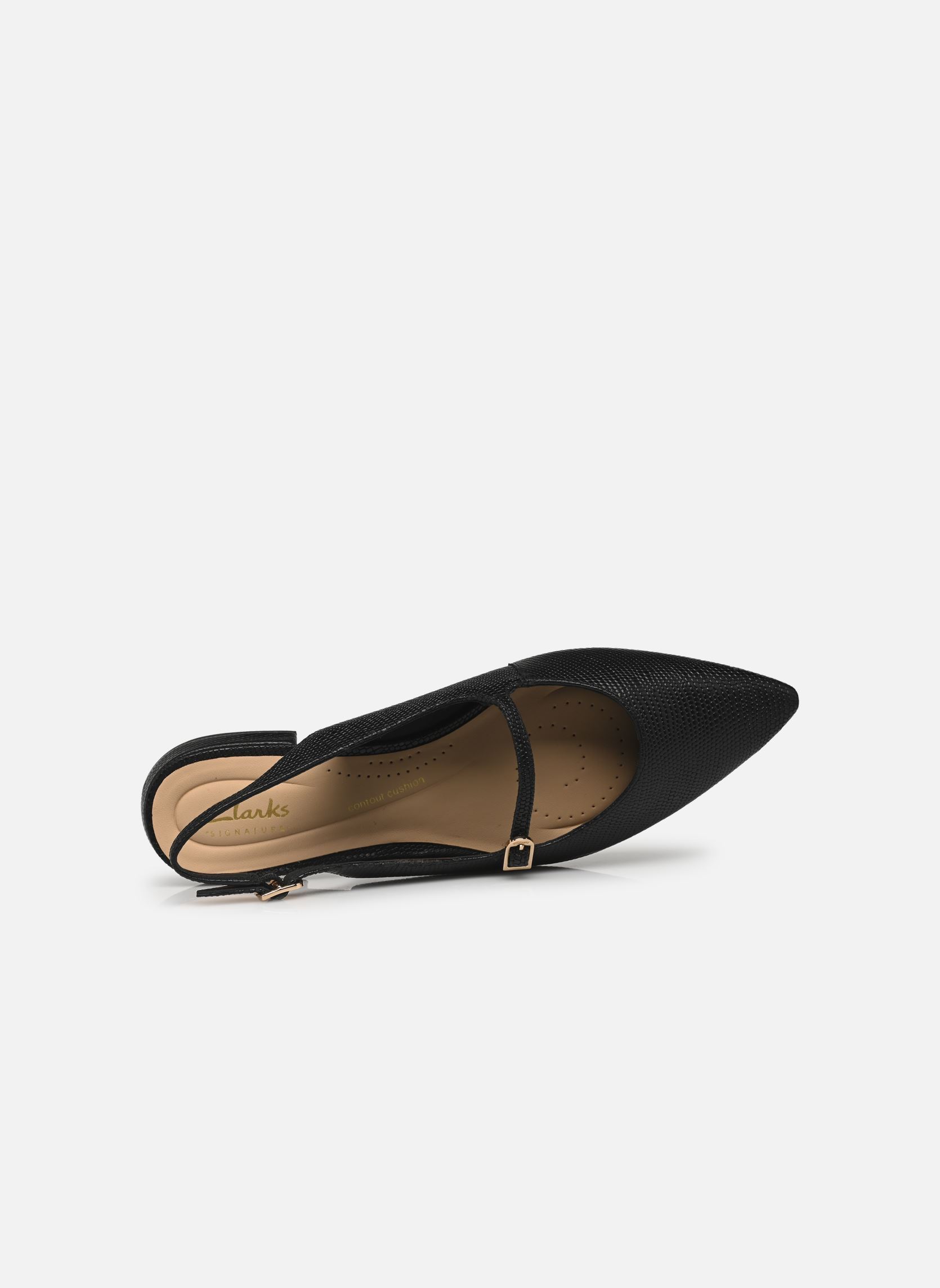 Slingback pumps Sensa15 Shine dames zwart Clarks Slingback pumps Sensa15 Shine dames zwart BLACK INTEREST