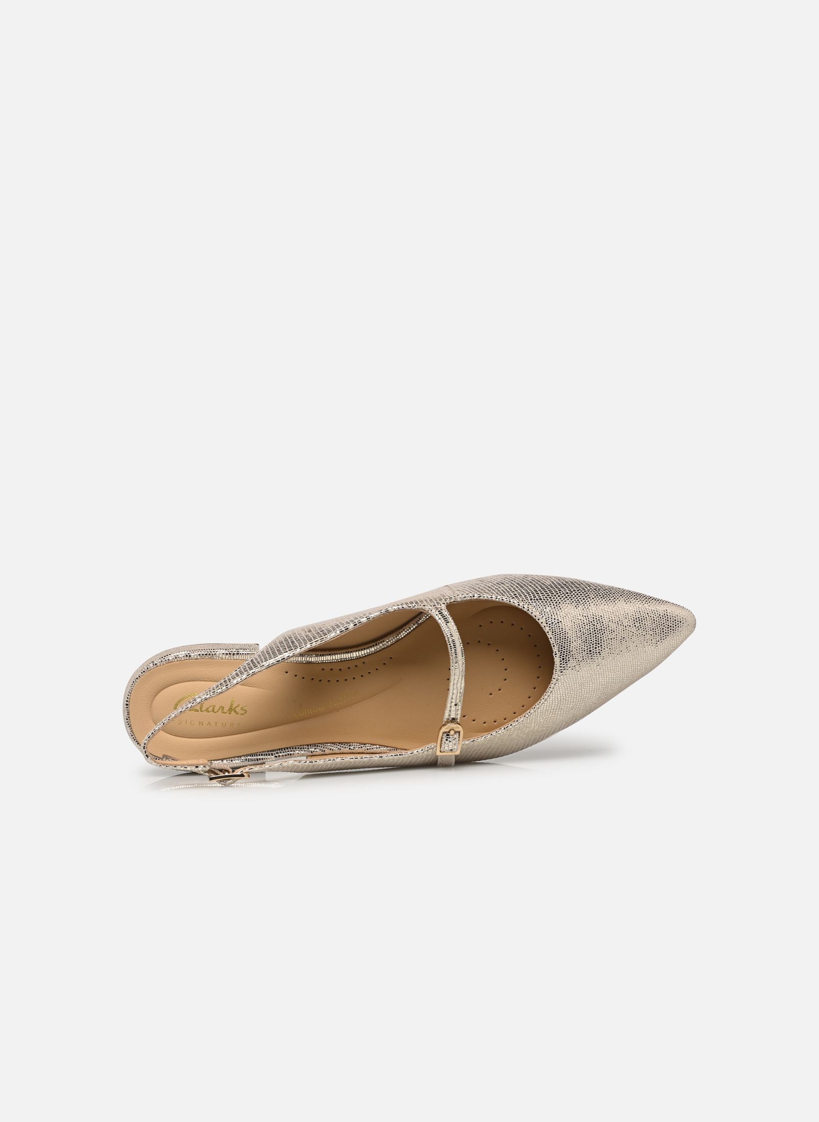 Slingback pumps Sensa15 Shine dames zilver Clarks Slingback pumps Sensa15 Shine dames zilver CHAMPAGNE INT