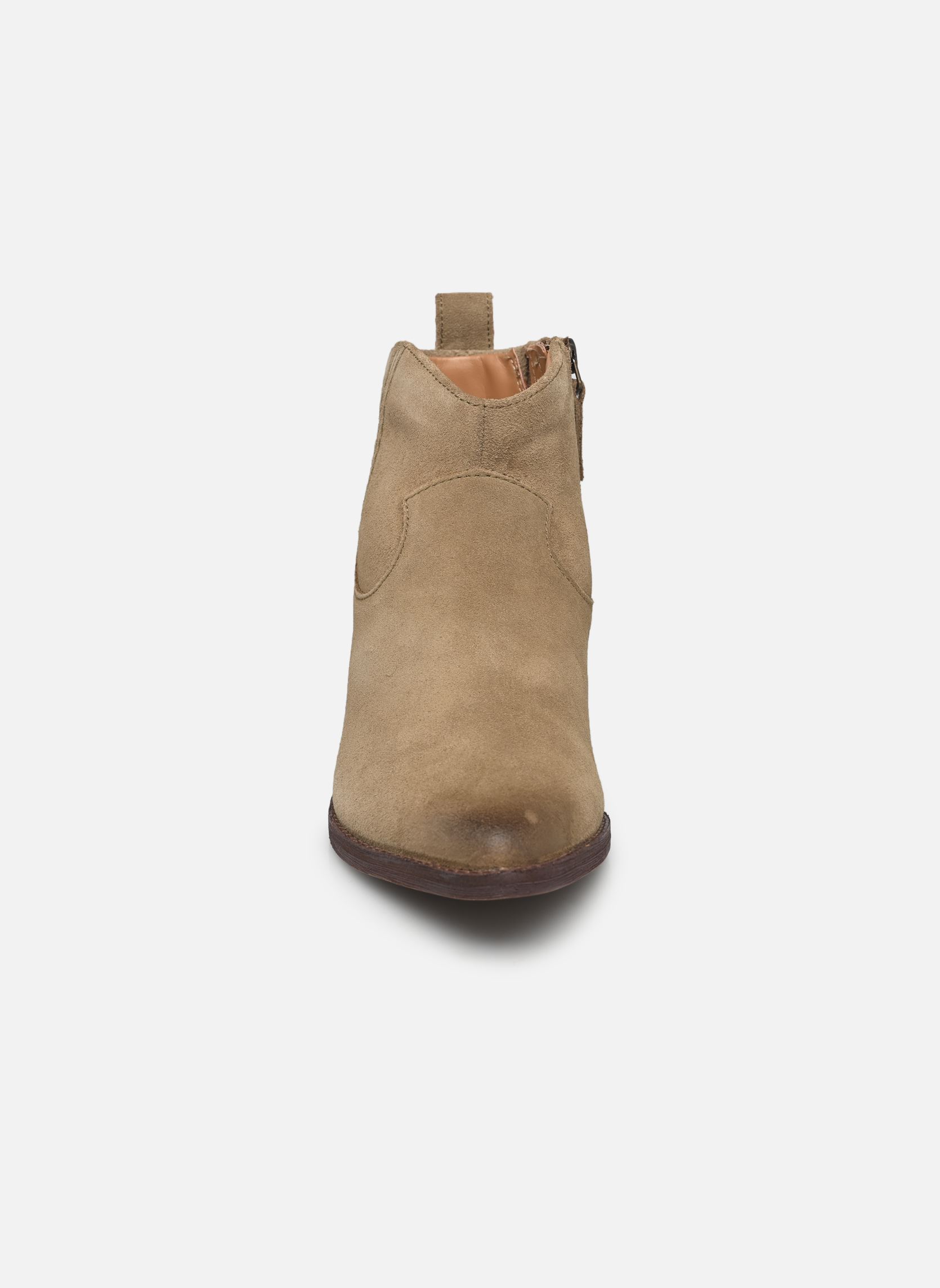 Bottines santiags Morzine Sky femme marron Clarks Bottines santiags Morzine Sky femme marron DARK SAND SUEDE