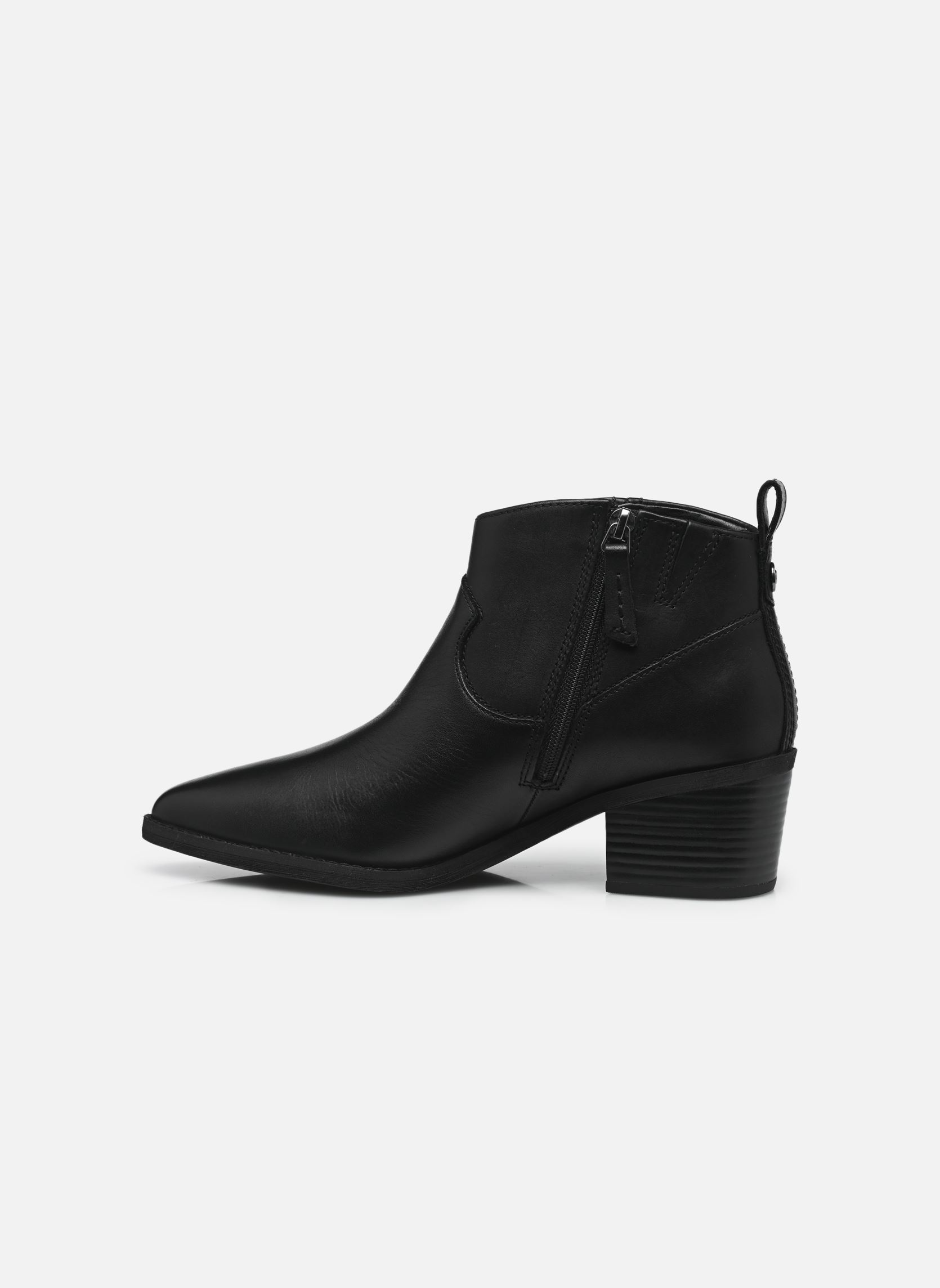 Bottines santiags Morzine Sky femme noir Clarks Bottines santiags Morzine Sky femme noir BLACK LEATHER