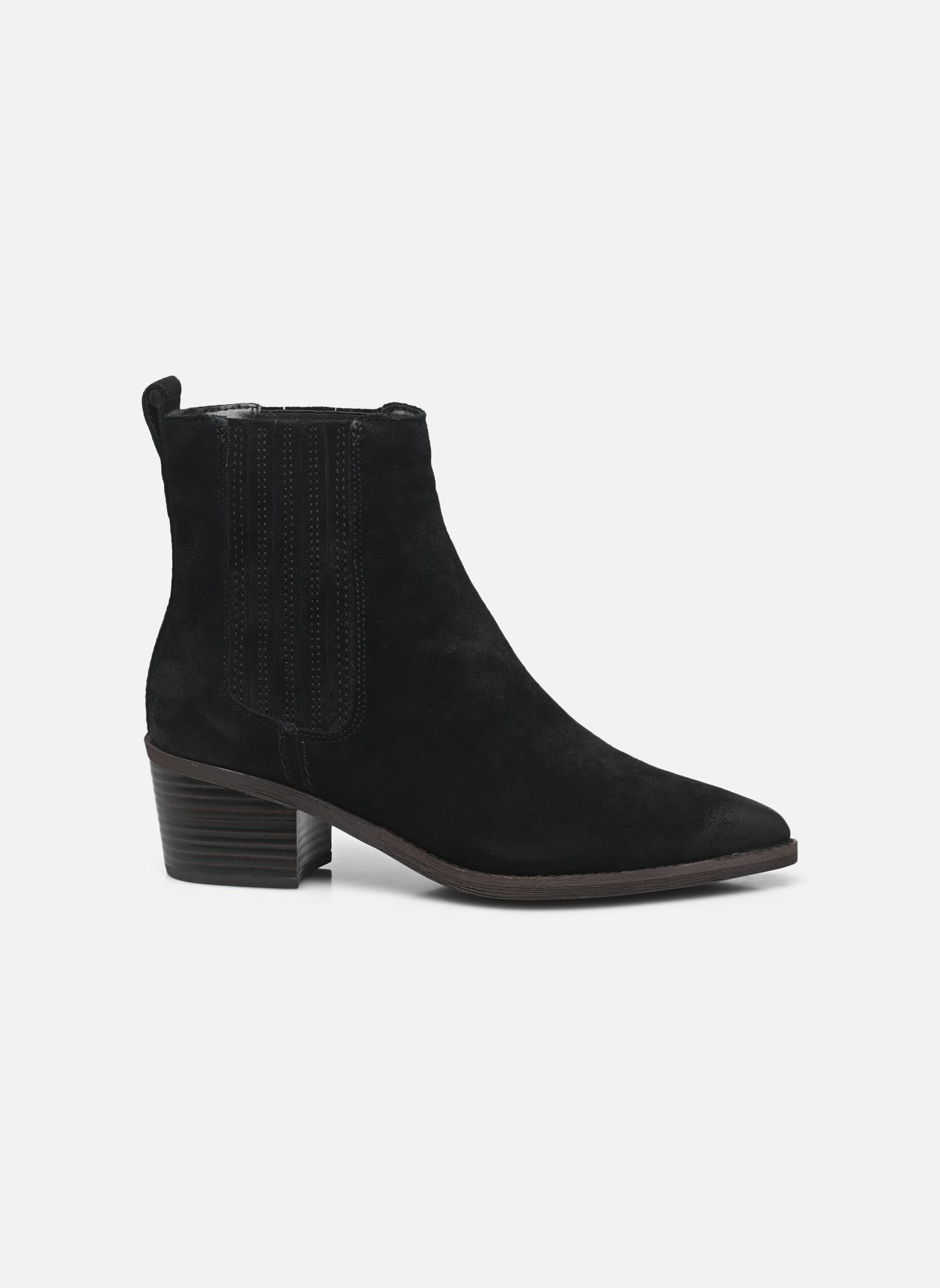 Cowboy-Stiefeletten Morzine Top damen schwarz Clarks Cowboy-Stiefeletten Morzine Top damen schwarz BLACK SDE
