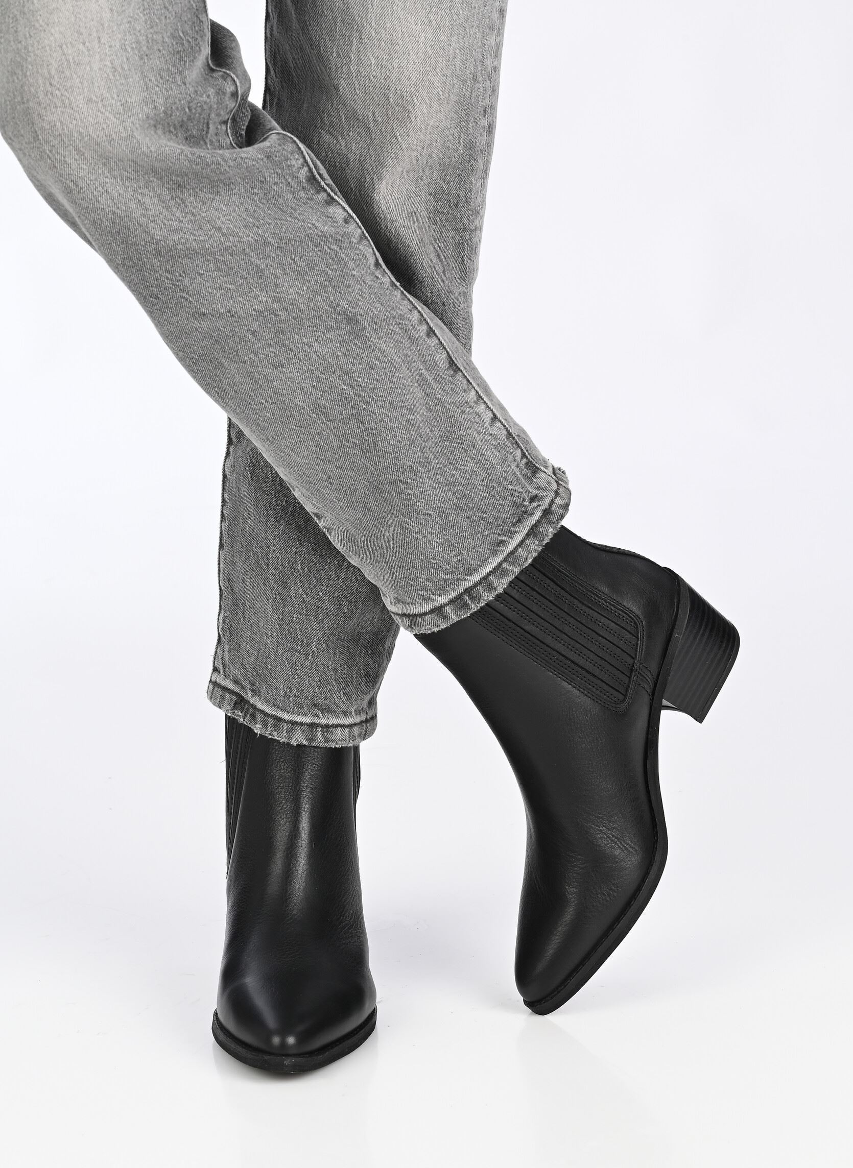 Bottines santiags Morzine Top femme noir Clarks Bottines santiags Morzine Top femme noir BLACK LEATHER