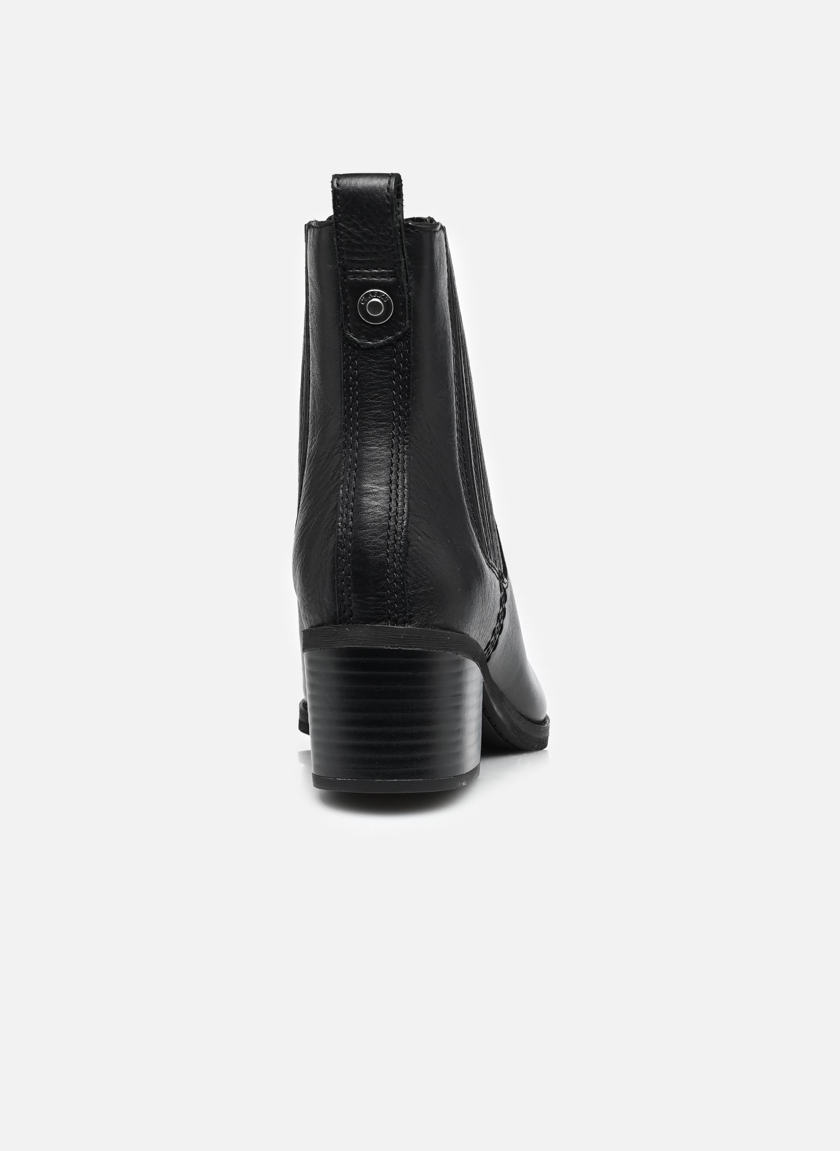 Bottines santiags Morzine Top femme noir Clarks Bottines santiags Morzine Top femme noir BLACK LEATHER