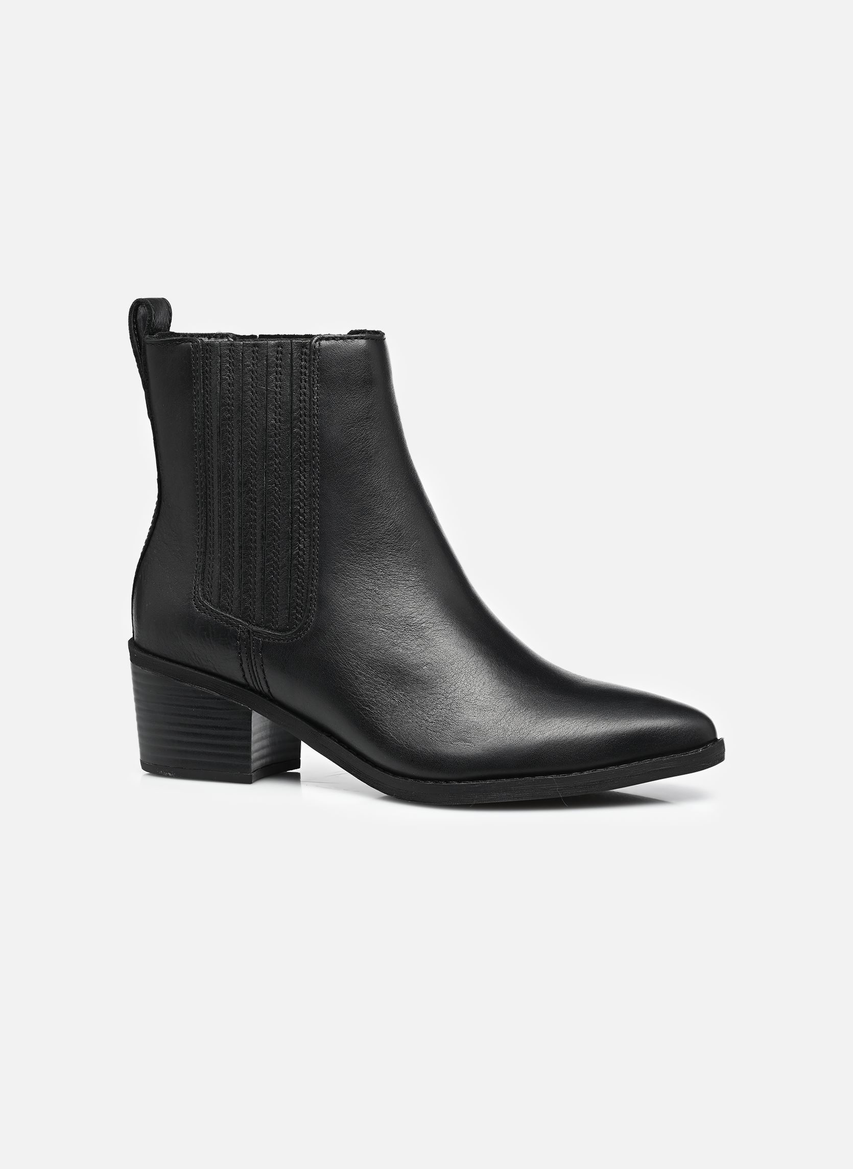 Bottines santiags Morzine Top femme noir Clarks Bottines santiags Morzine Top femme noir BLACK LEATHER