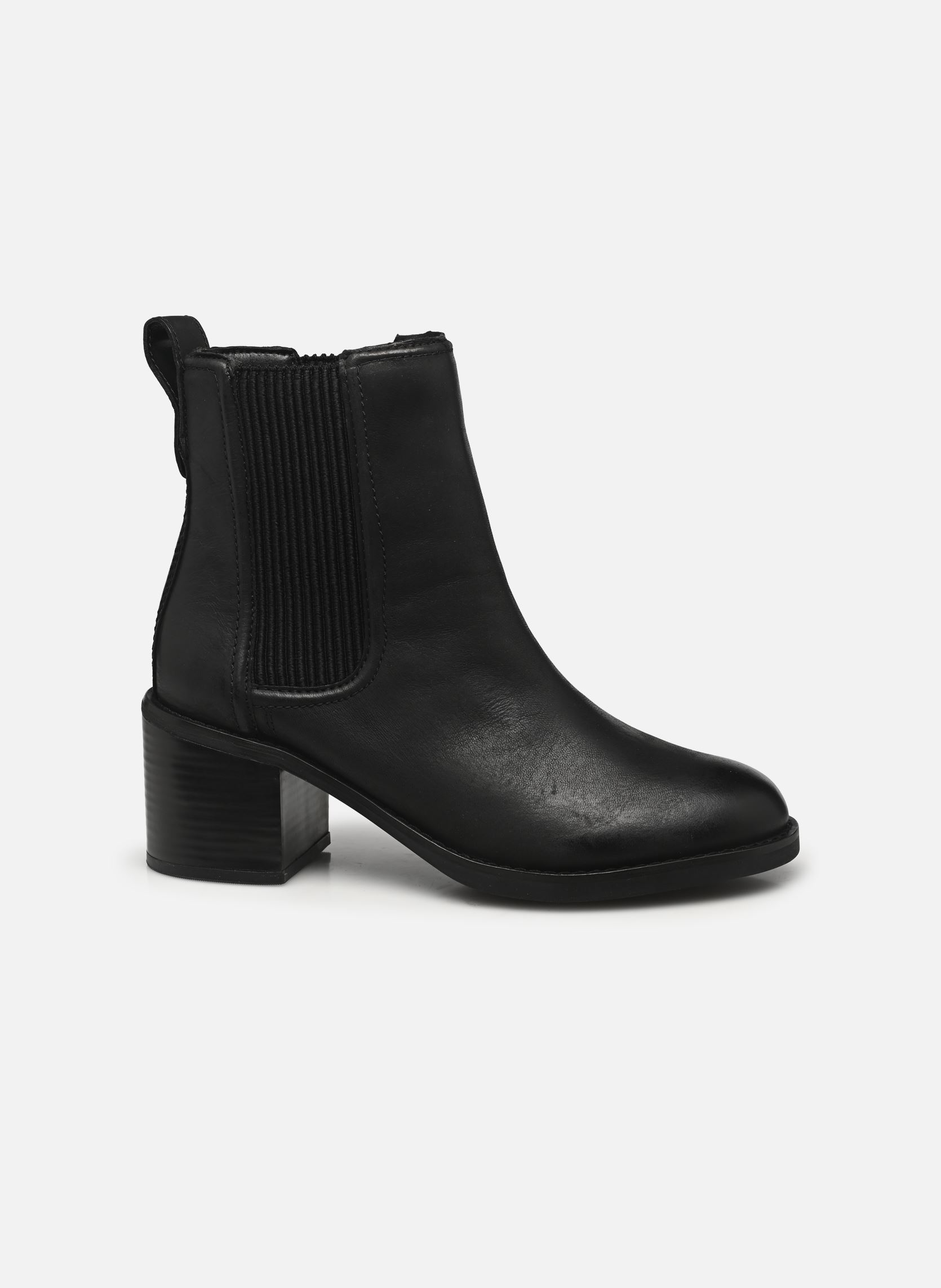 Bottines et boots Chamberly Top femme noir Clarks Bottines et boots Chamberly Top femme noir BLACK LEATHER