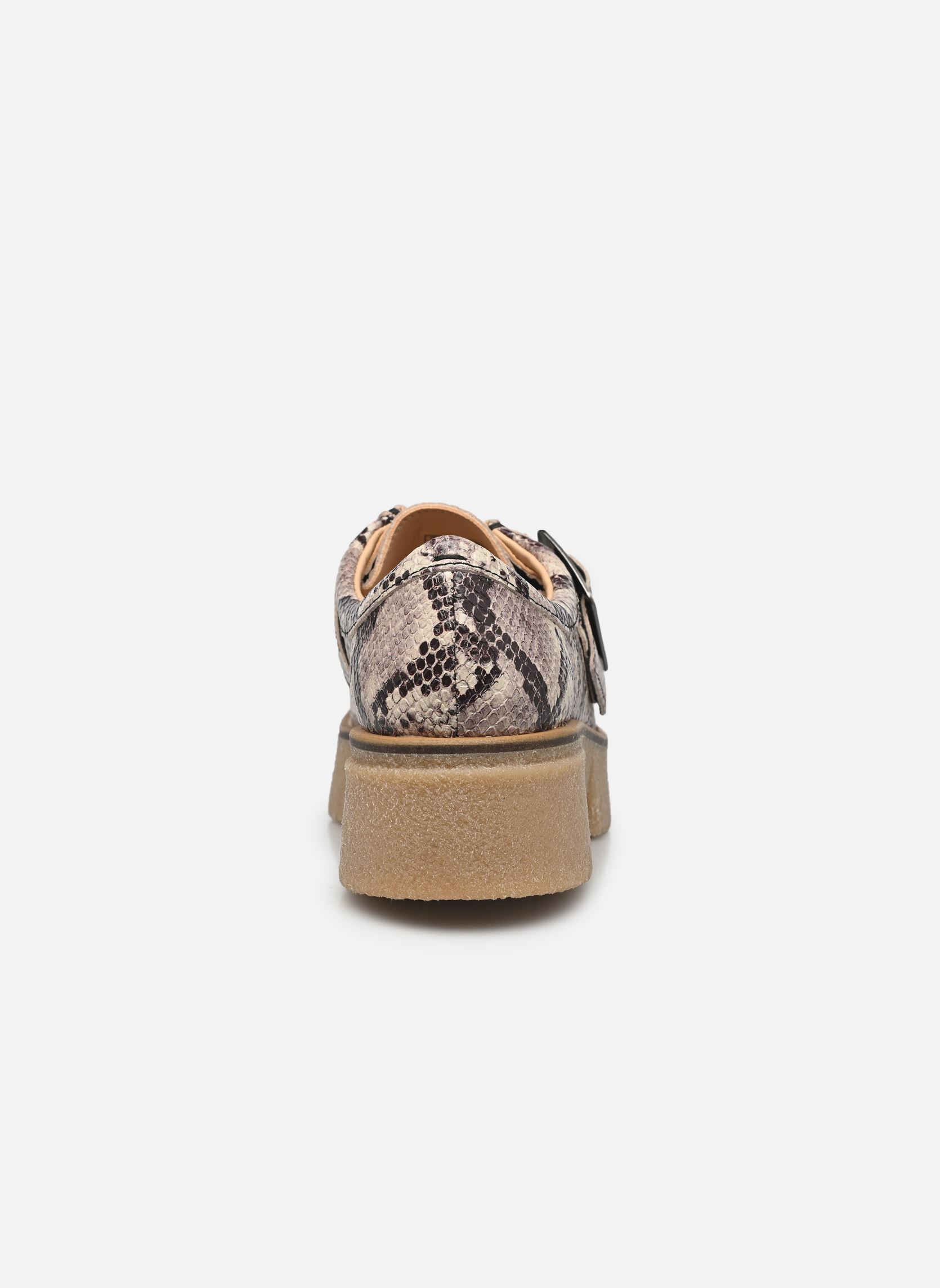 Stadsschoenen Linoso Monk dames grijs Clarks Stadsschoenen Linoso Monk dames grijs GREY SNAKE LEA