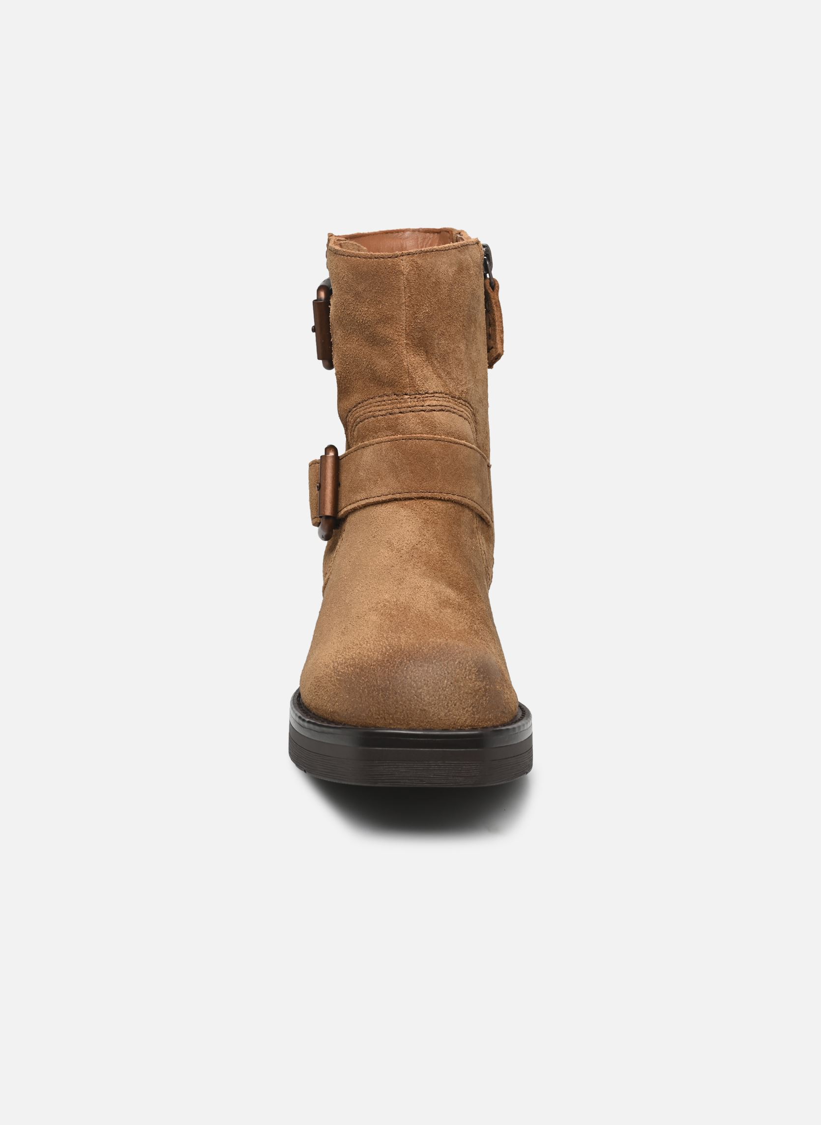Botines motociclistas Rebelle Buckle mujer marrón Clarks Botines motociclistas Rebelle Buckle mujer marrón WALNUT SUEDE
