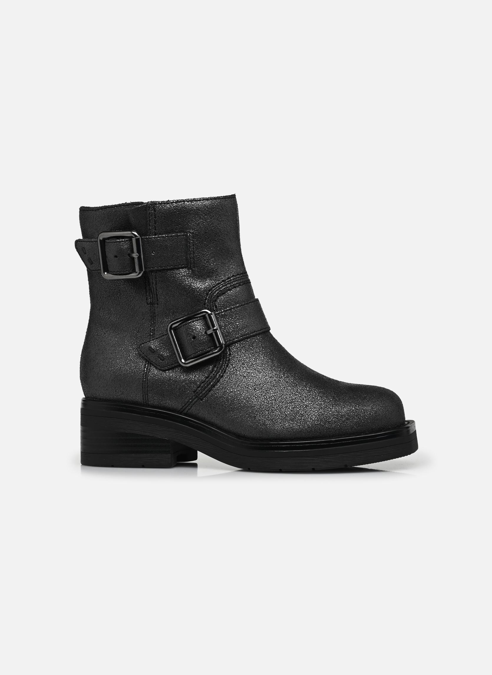 Bottines motardes Rebelle Buckle femme argent Clarks Bottines motardes Rebelle Buckle femme argent PEWTER METALLIC