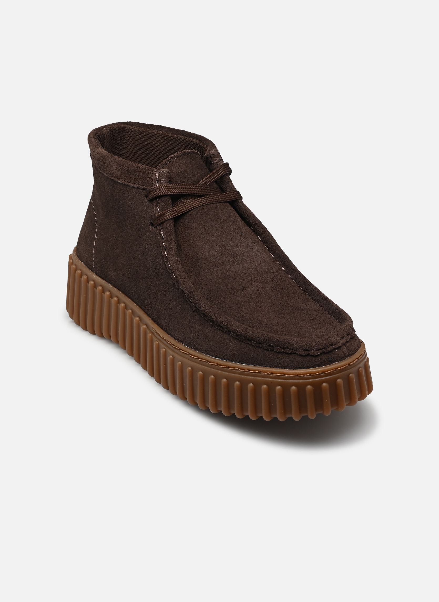Derbys Torhill Moss damen braun Clarks Derbys Torhill Moss damen braun DARK BROWN SUEDE