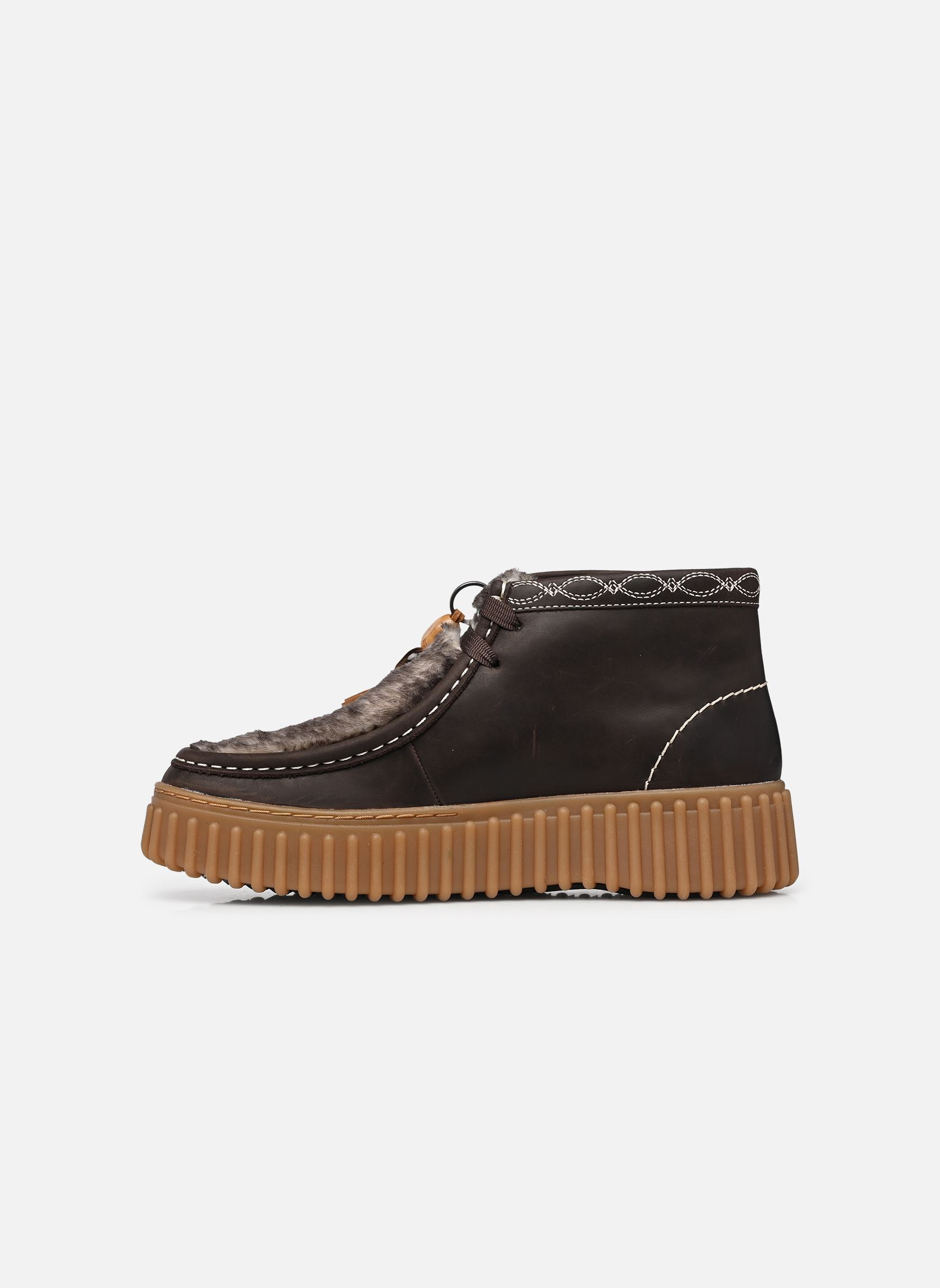 Derbies Torhill Moss femme marron Clarks Derbies Torhill Moss femme marron DARK BROWN INT