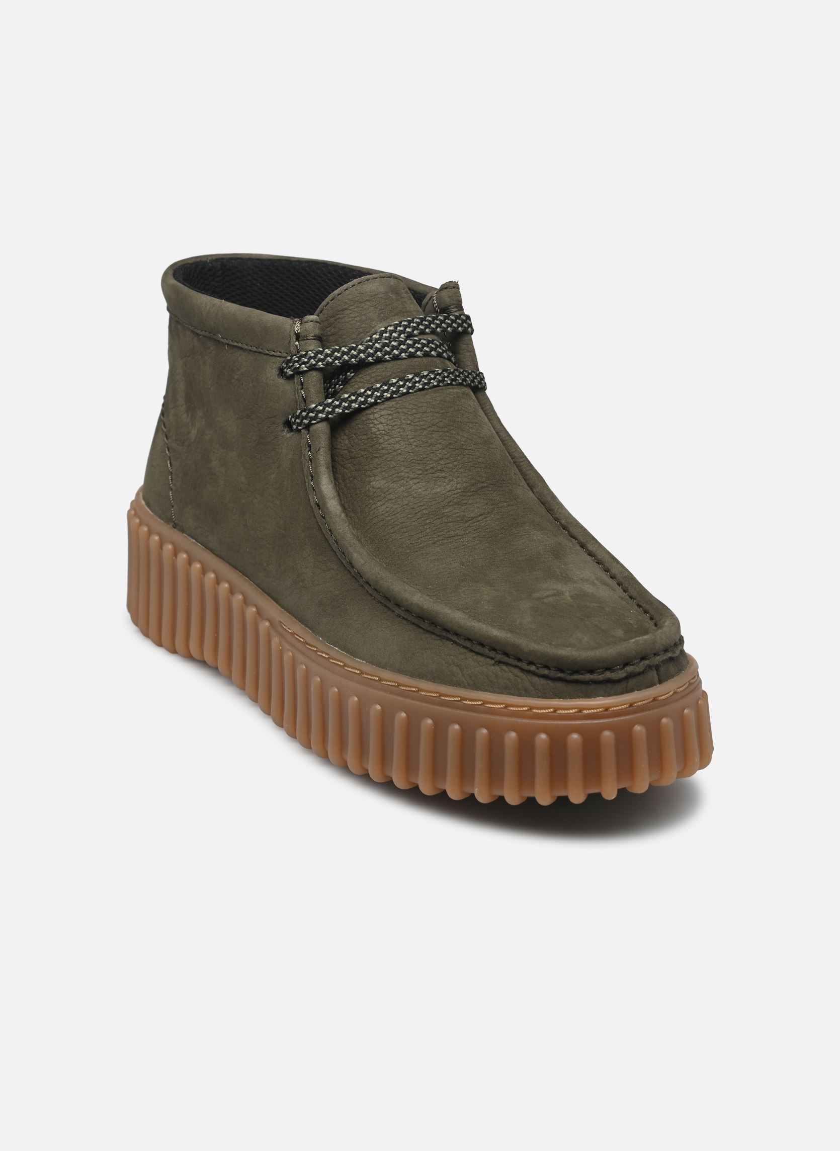 Chaussures Clarks Torhill Moss Pour Femme - Style Ranger Inspiré Heritage, Semelle Grip, Confort Wallabee