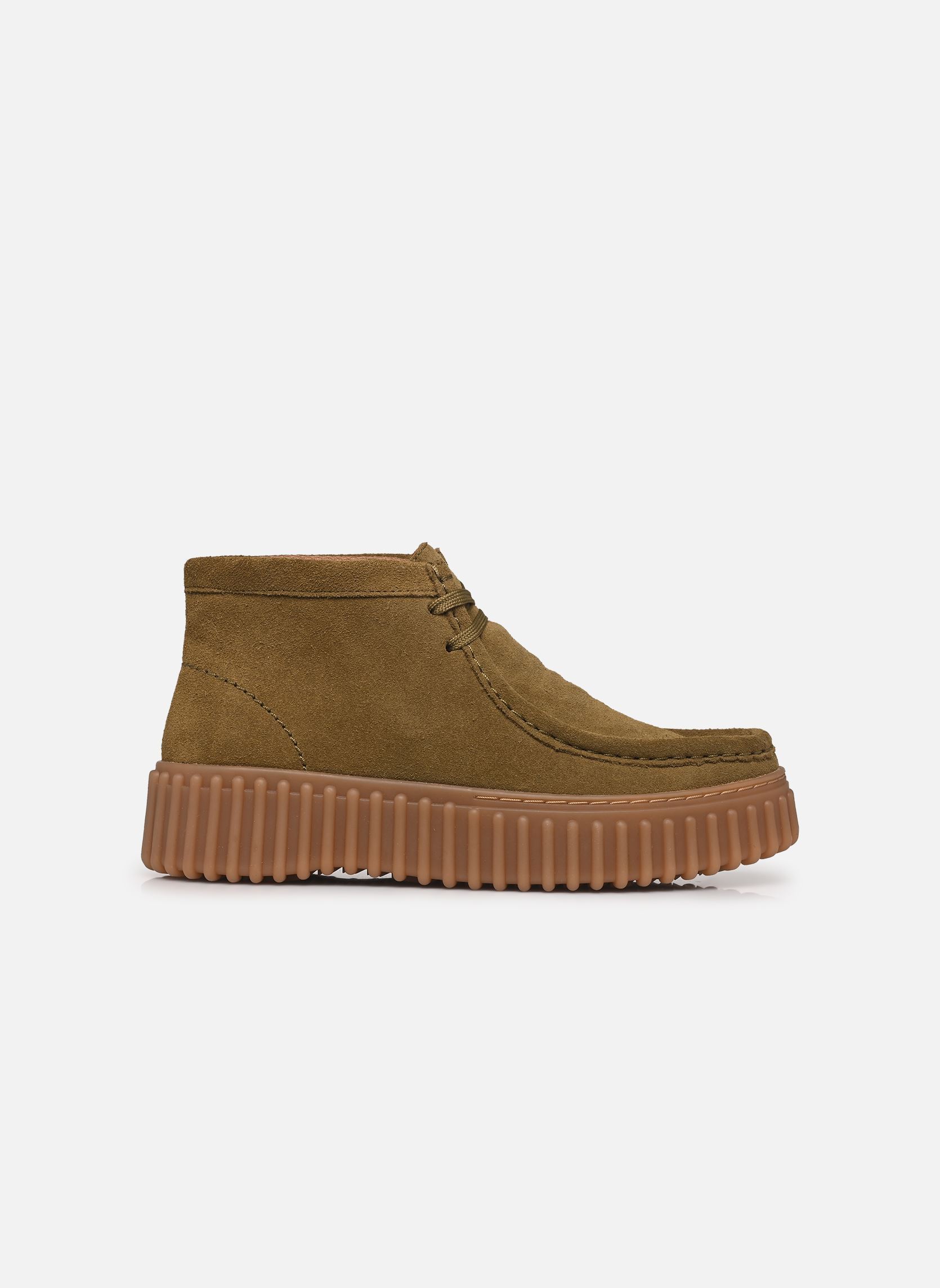 Derbies Torhill Moss femme vert Clarks Derbies Torhill Moss femme vert OLIVE SUEDE