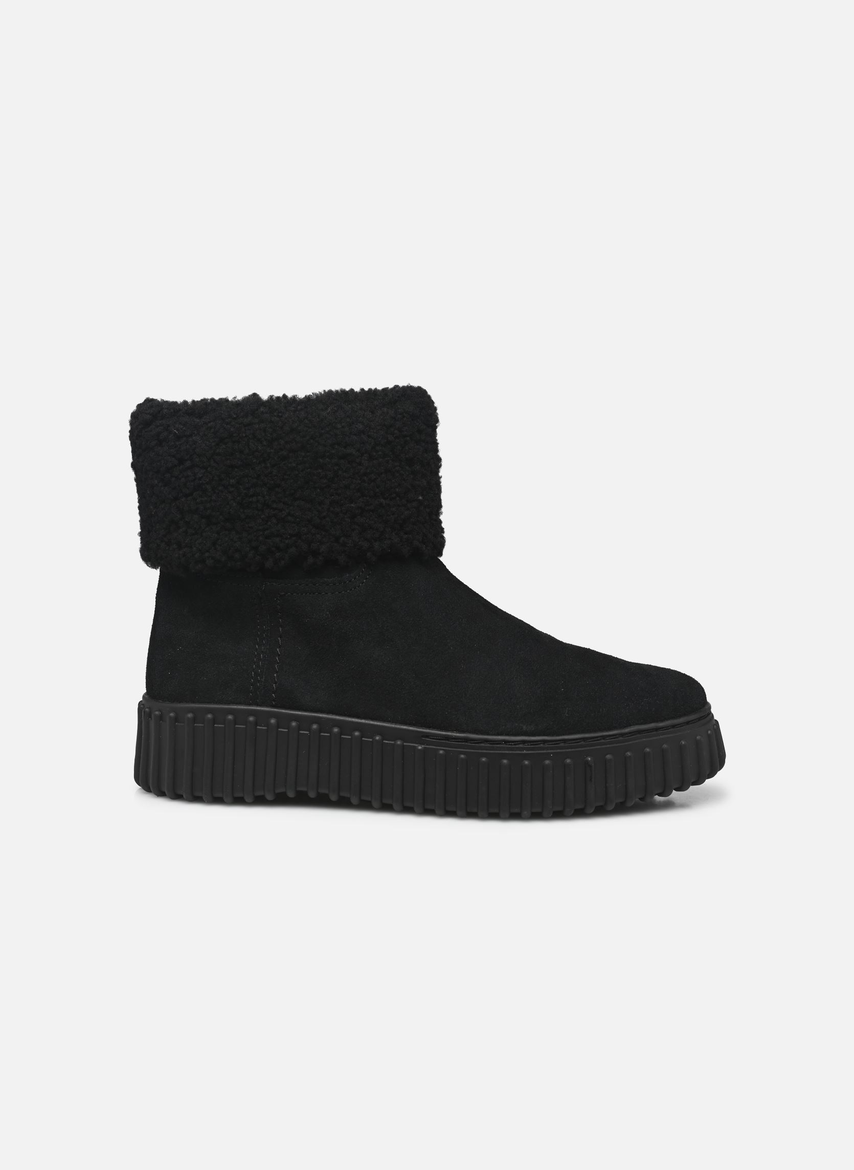 Bottines fourrées Torhill Turn femme noir Clarks Bottines fourrées Torhill Turn femme noir BLACK WLINED SDE