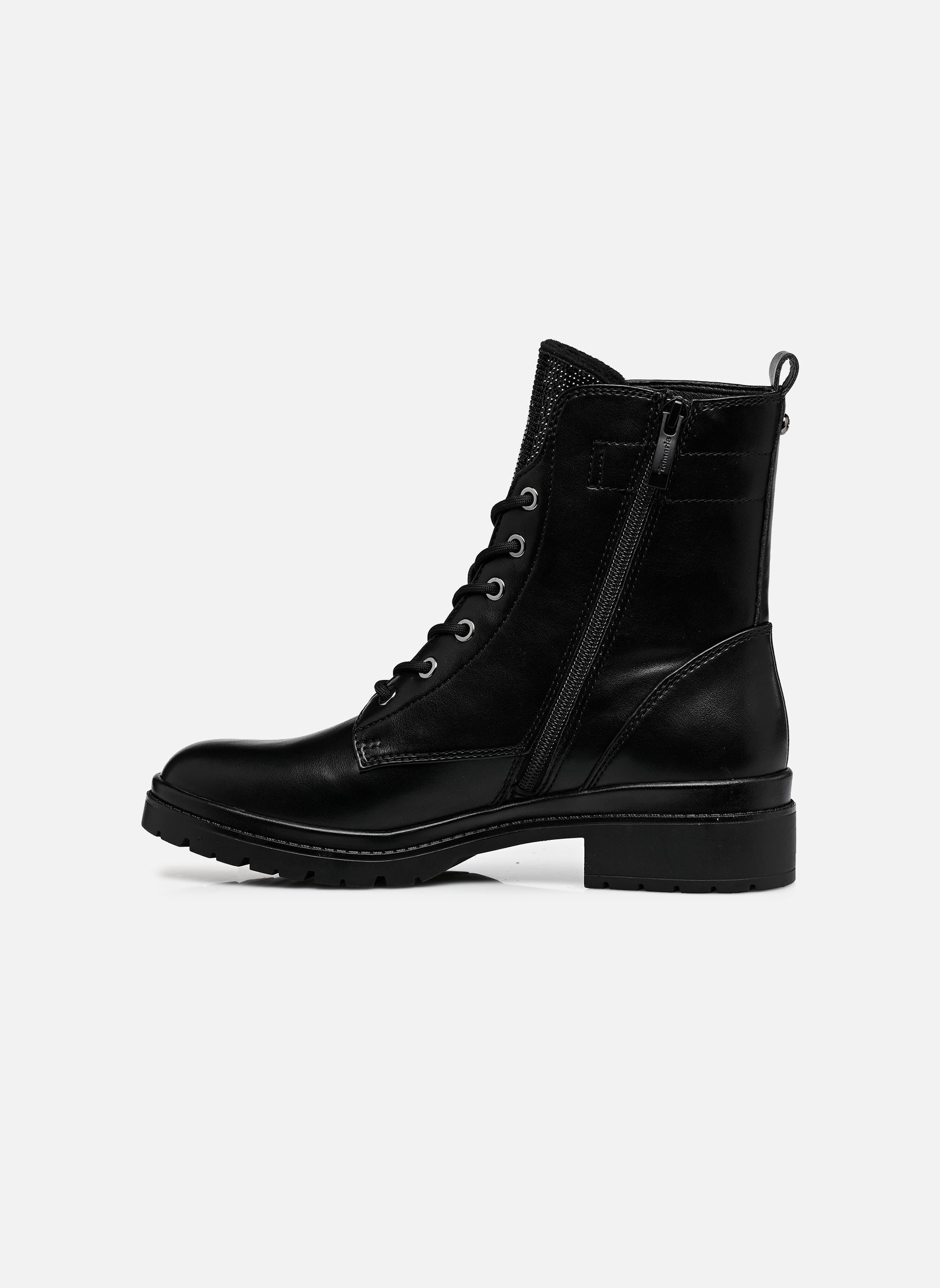 Veterlaarsjes 25236-43 dames zwart Tamaris Veterlaarsjes 25236-43 dames zwart BLACK GLAM