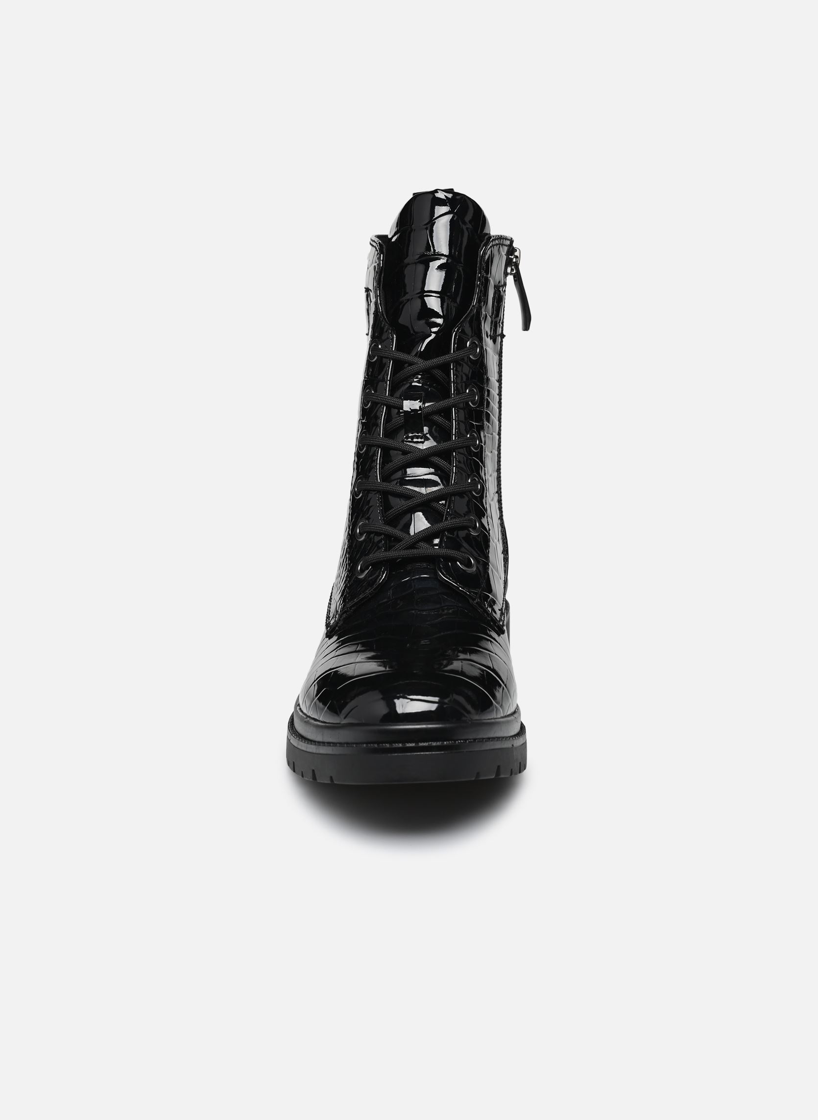 Veterlaarsjes 25236-43 dames zwart Tamaris Veterlaarsjes 25236-43 dames zwart BLACK CROCO