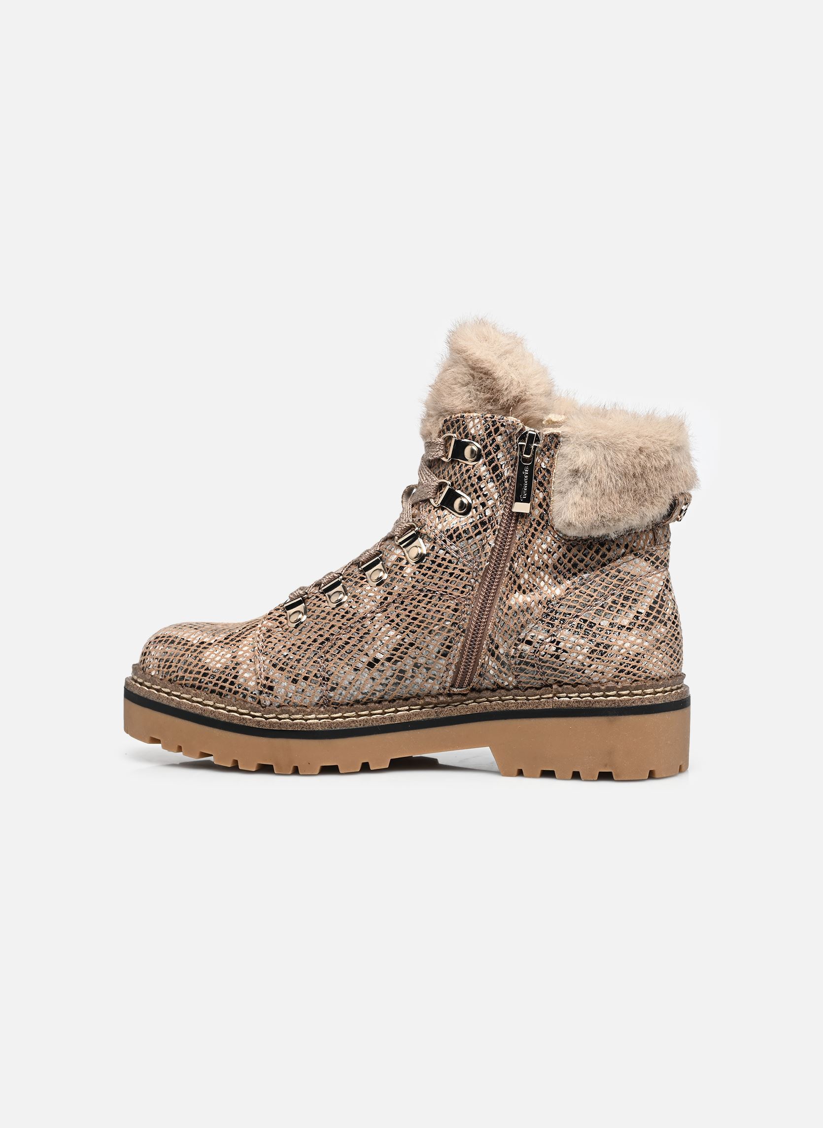 Gevoerde enkellaarsjes 26263-43 dames beige Tamaris Gevoerde enkellaarsjes 26263-43 dames beige BEIGE SNAKE