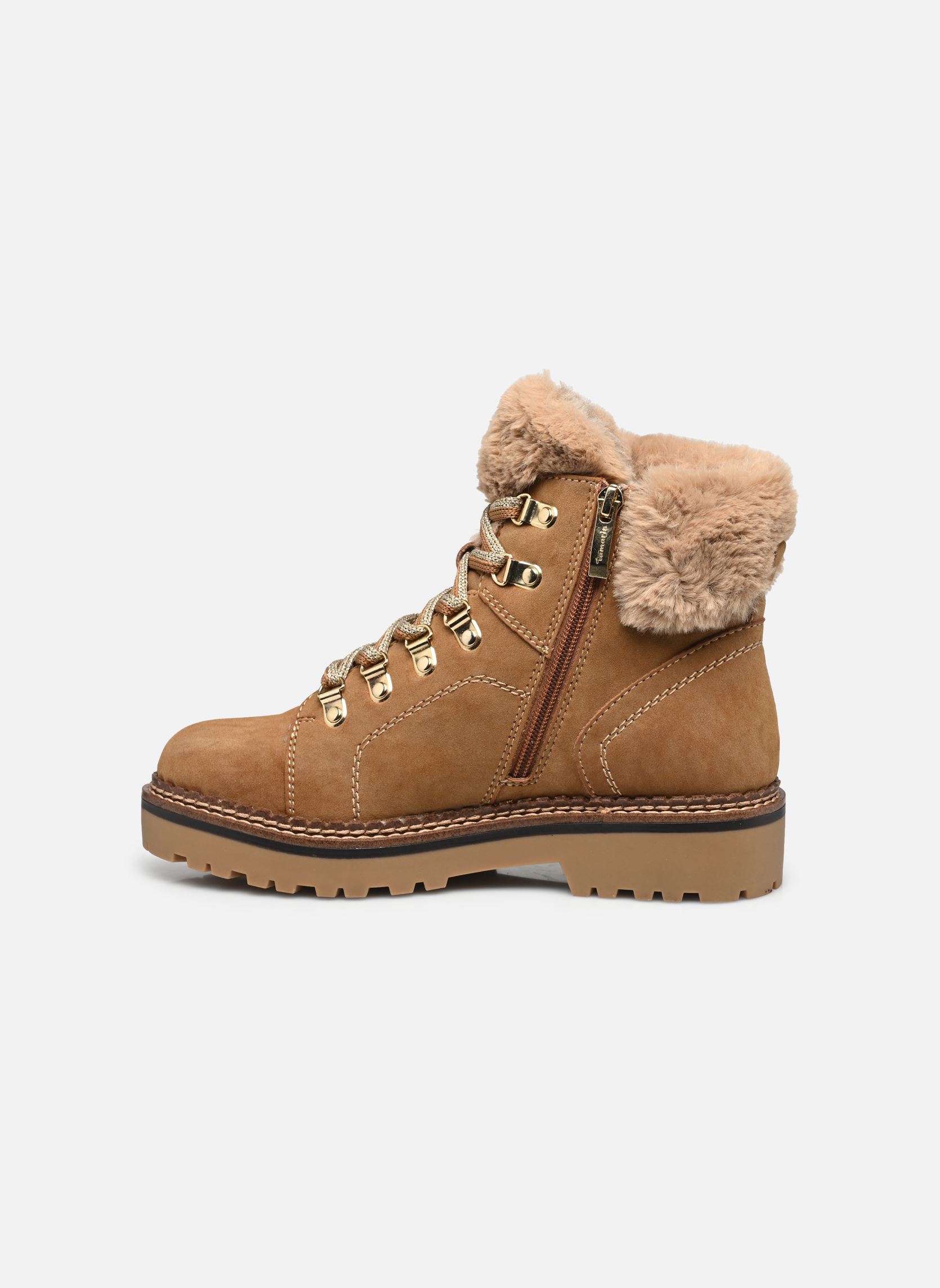 Bottines fourrées 26264-43 femme marron Tamaris Bottines fourrées 26264-43 femme marron CAMEL