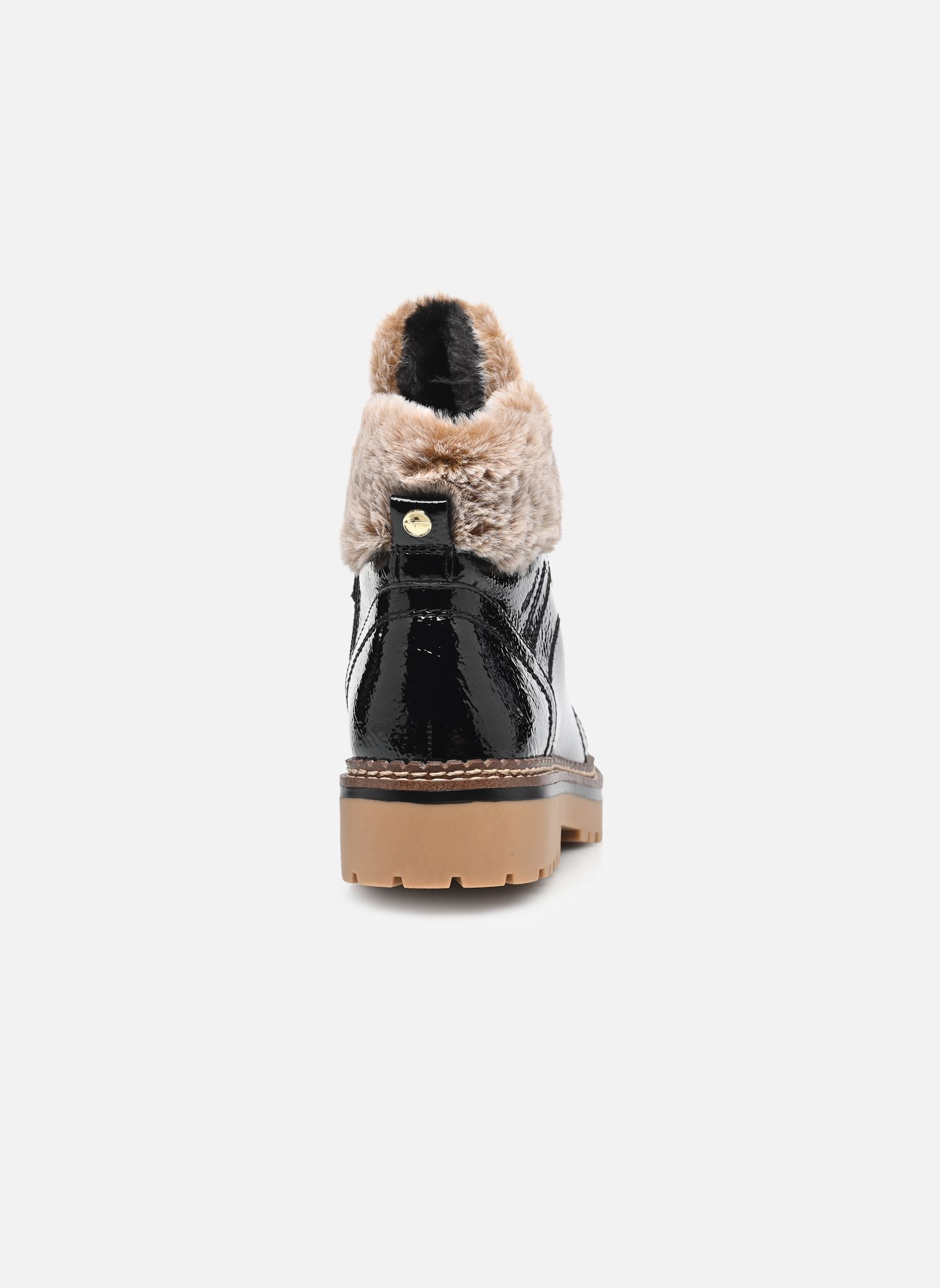 Gevoerde enkellaarsjes 26264-43 dames zwart Tamaris Gevoerde enkellaarsjes 26264-43 dames zwart BLACK PATENT