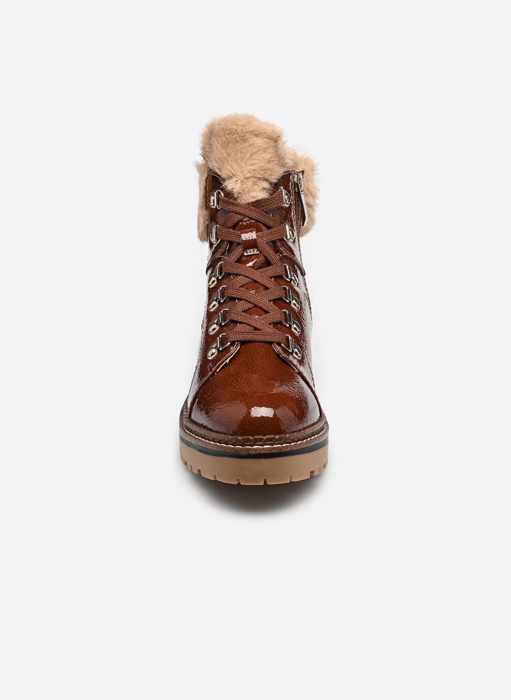 Bottines fourrées 26264-43 femme marron Tamaris Bottines fourrées 26264-43 femme marron BROWN PATENT