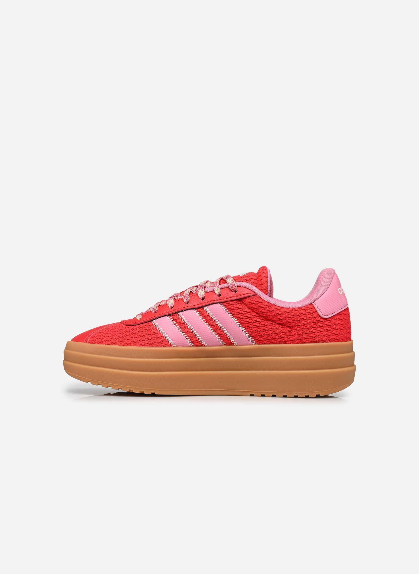 Baskets basses VL COURT BOLD femme rouge adidas sportswear Baskets basses VL COURT BOLD femme rouge PURE RUBY