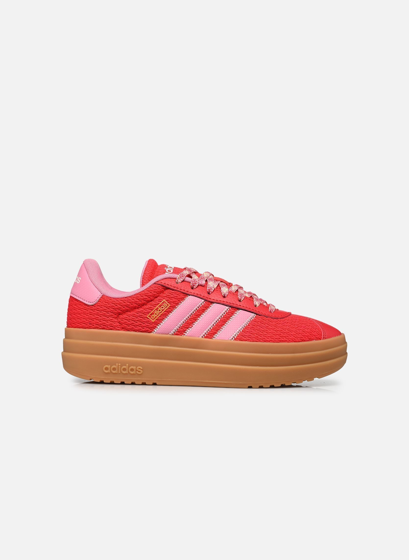 Baskets basses VL COURT BOLD femme rouge adidas sportswear Baskets basses VL COURT BOLD femme rouge PURE RUBY