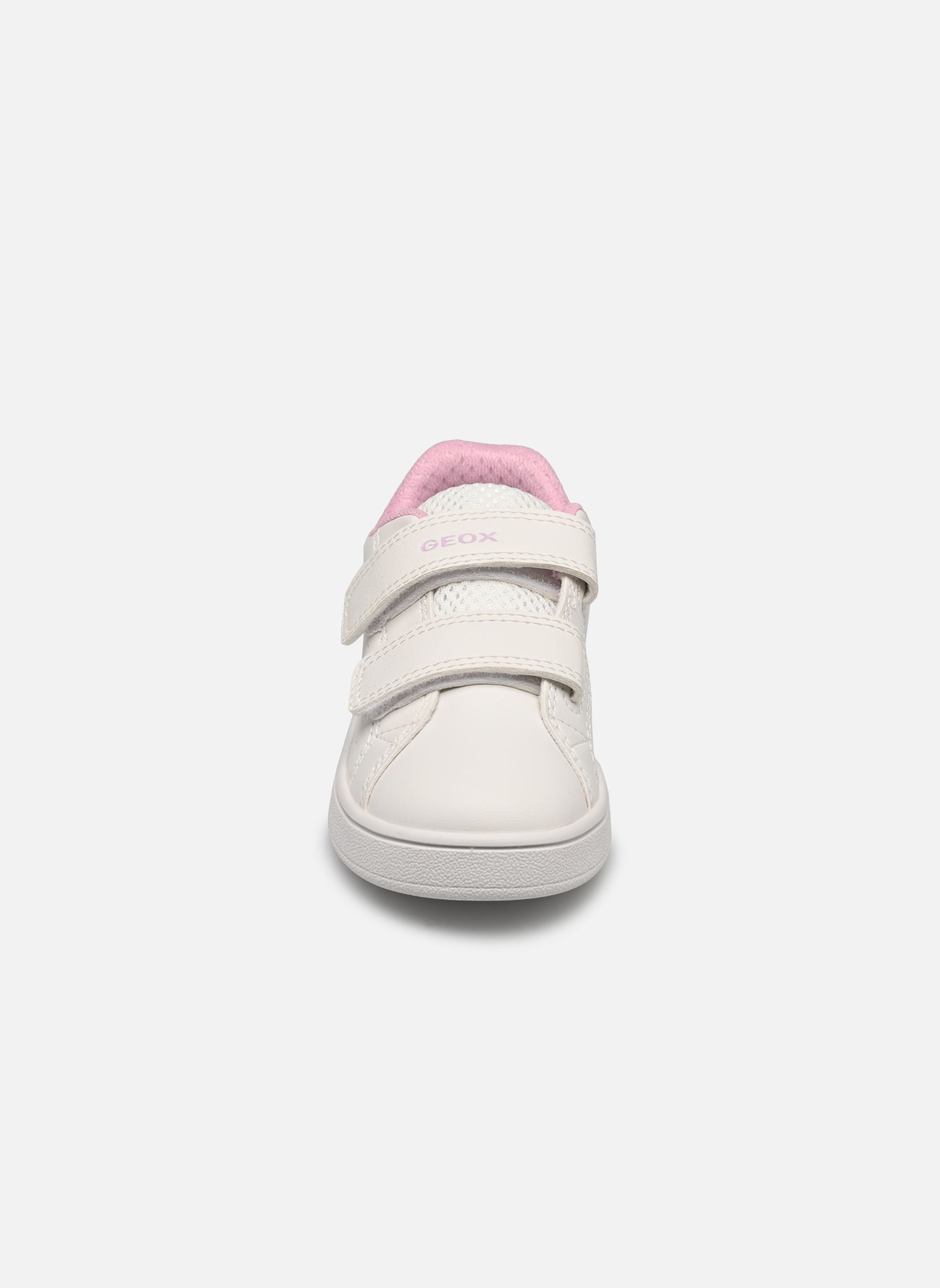 Baskets basses B Eclyper Girl C fille blanc Geox Baskets basses B Eclyper Girl C fille blanc Blanc / Rose