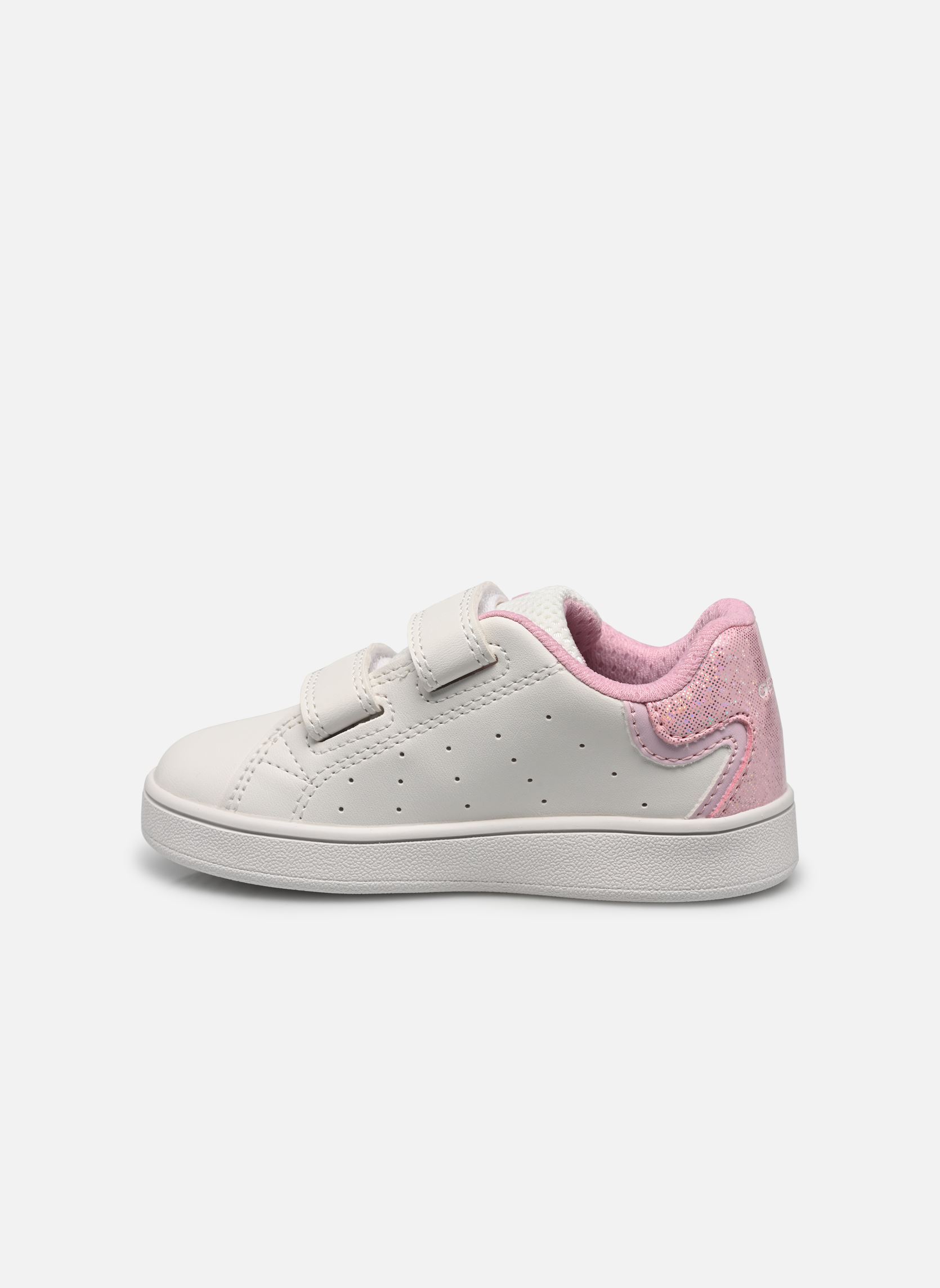 Baskets basses B Eclyper Girl C fille blanc Geox Baskets basses B Eclyper Girl C fille blanc Blanc / Rose