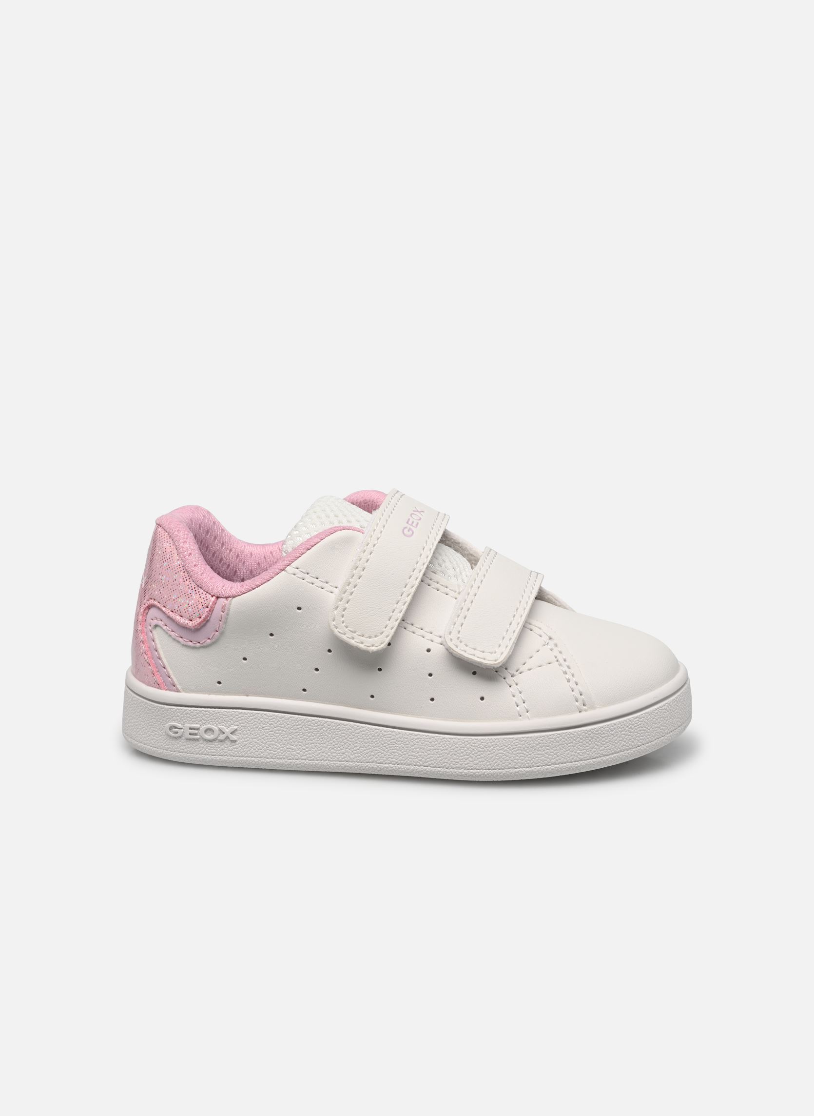 Baskets basses B Eclyper Girl C fille blanc Geox Baskets basses B Eclyper Girl C fille blanc Blanc / Rose