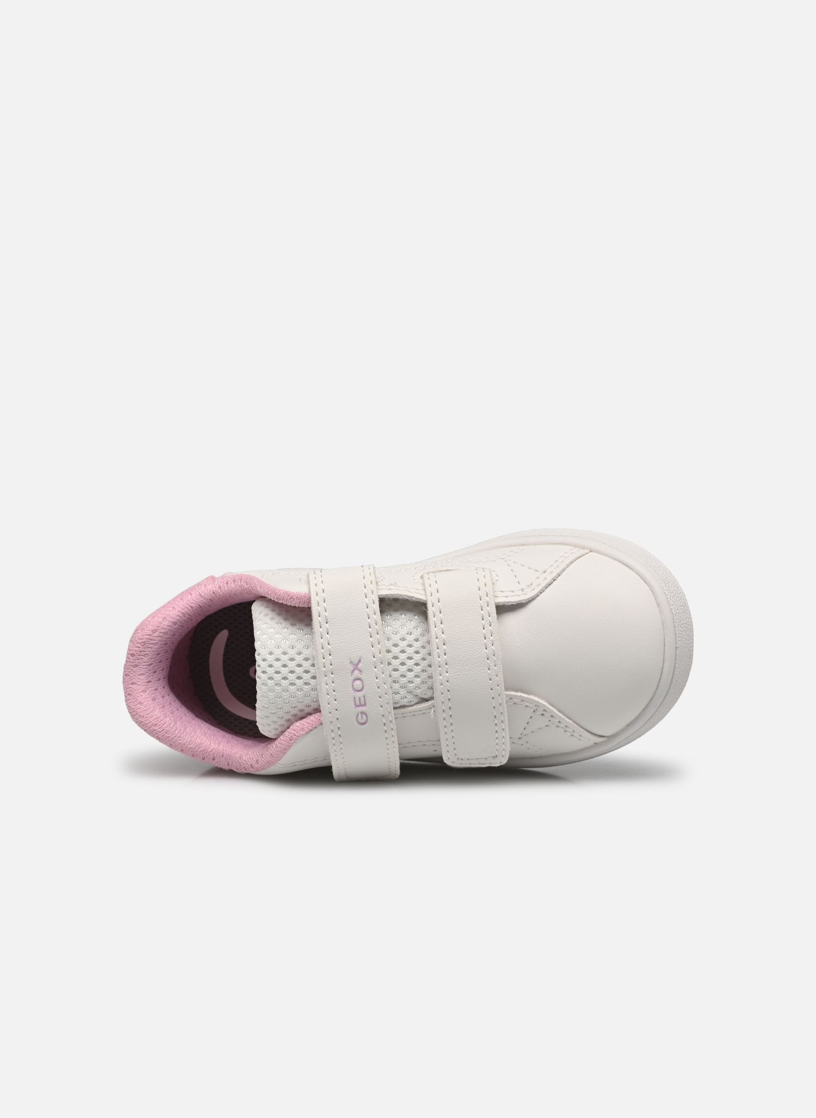 Baskets basses B Eclyper Girl C fille blanc Geox Baskets basses B Eclyper Girl C fille blanc Blanc / Rose