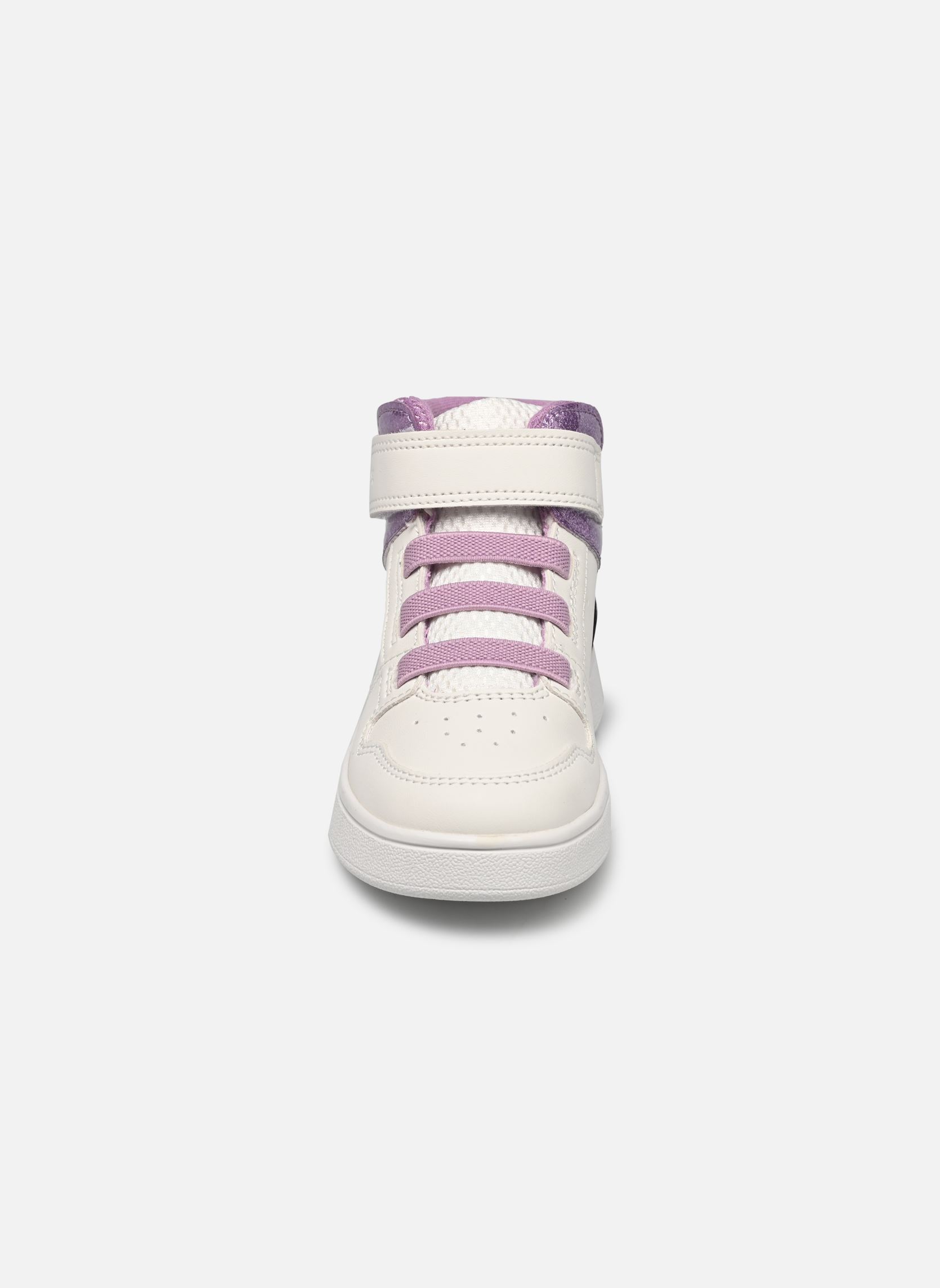 Baskets hautes B Eclyper Girl B fille blanc Geox Baskets hautes B Eclyper Girl B fille blanc White/lavender