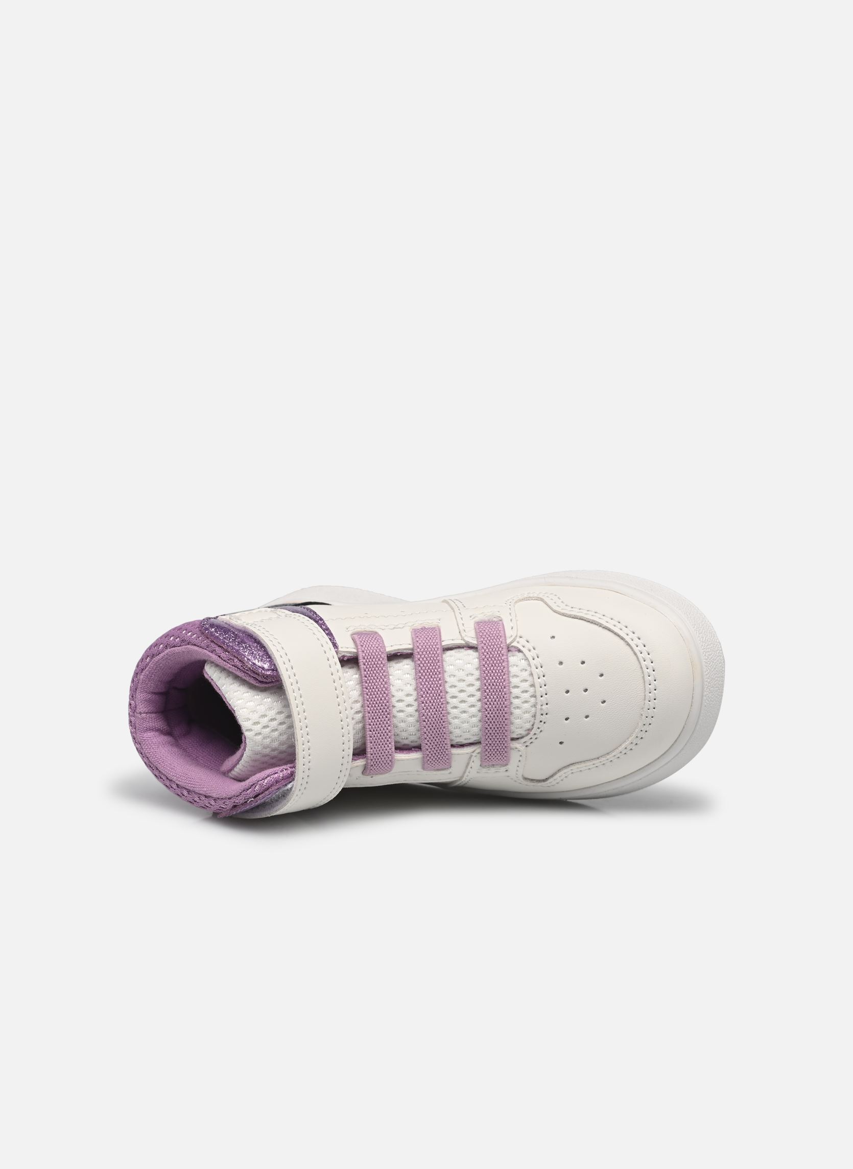 Baskets hautes B Eclyper Girl B fille blanc Geox Baskets hautes B Eclyper Girl B fille blanc White/lavender