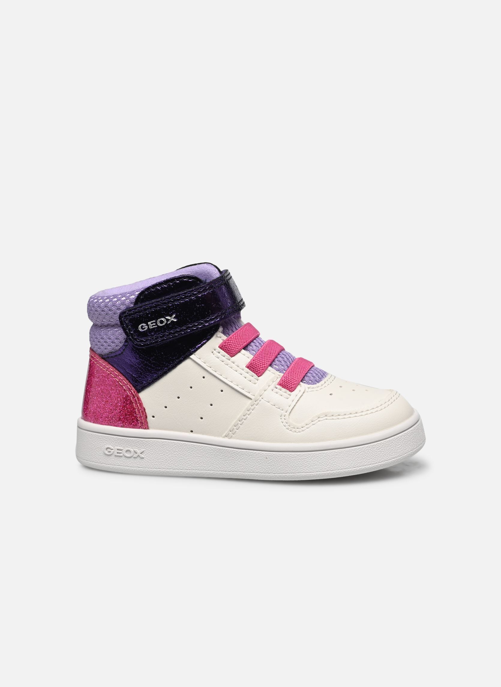 Sneakers alte B Eclyper Girl B bambina bianco Geox Sneakers alte B Eclyper Girl B bambina bianco White/lavender 2