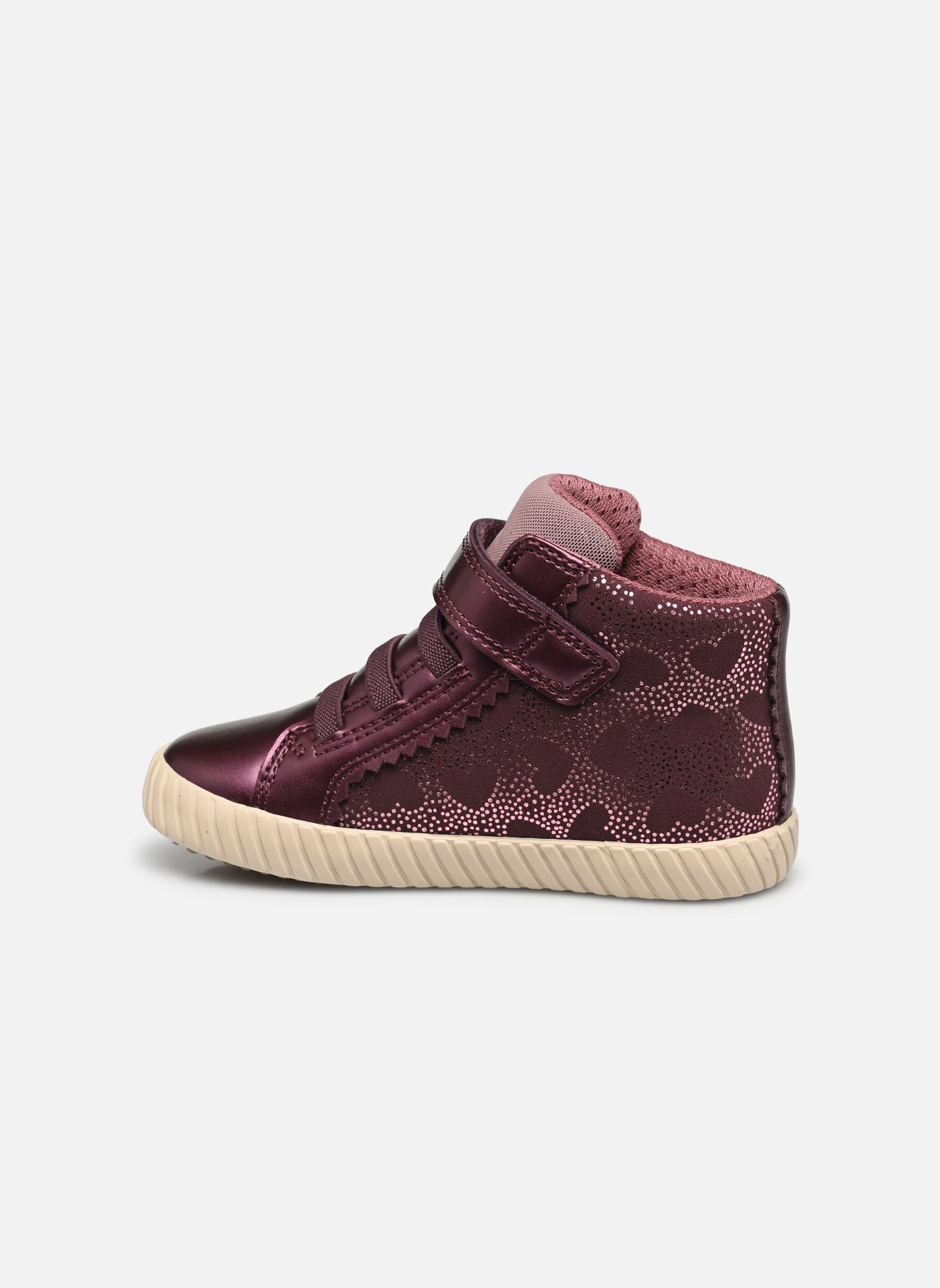 Baskets hautes B Mirroless Girl fille violet Geox Baskets hautes B Mirroless Girl fille violet PRUNE