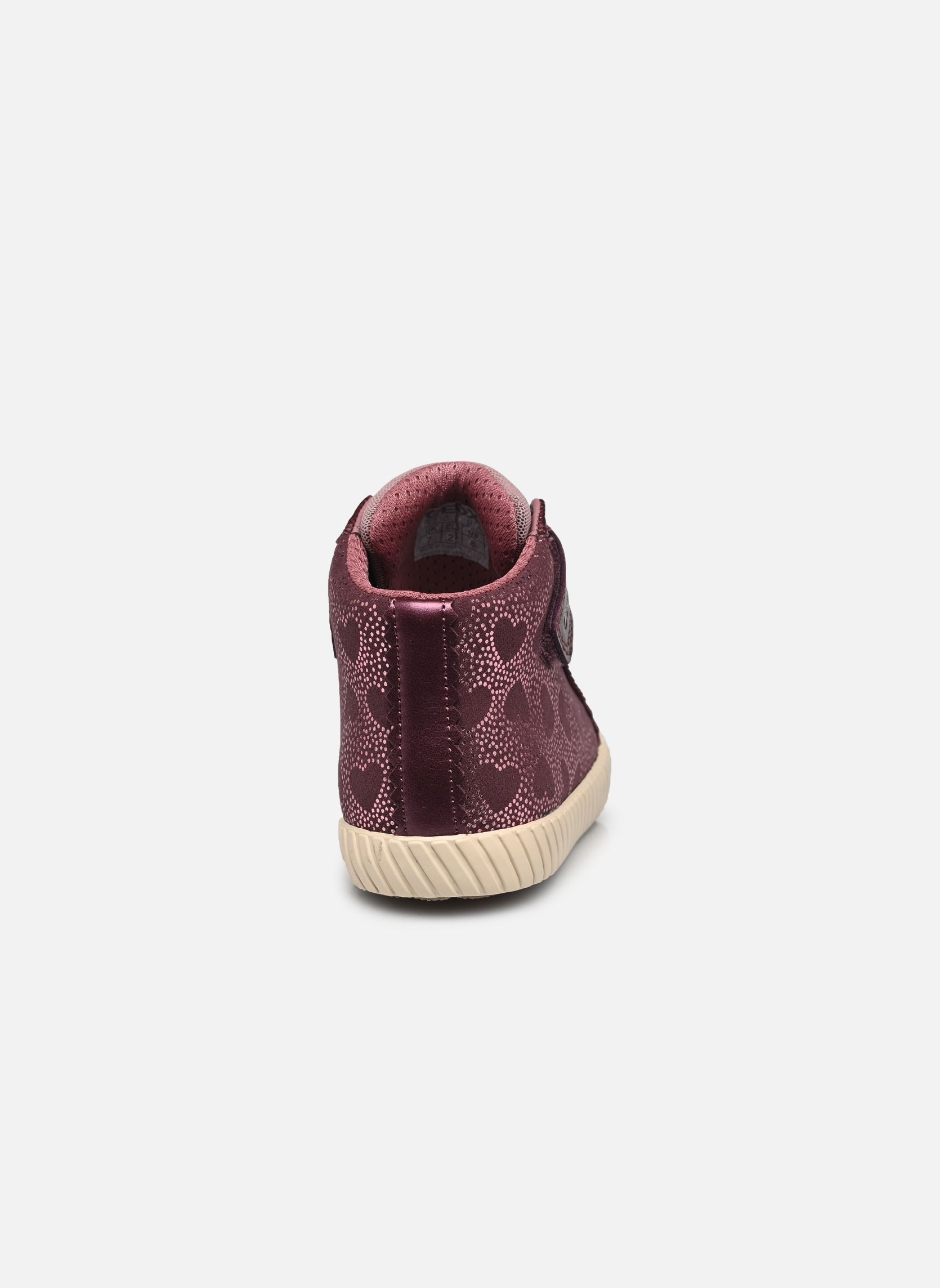 Baskets hautes B Mirroless Girl fille violet Geox Baskets hautes B Mirroless Girl fille violet PRUNE