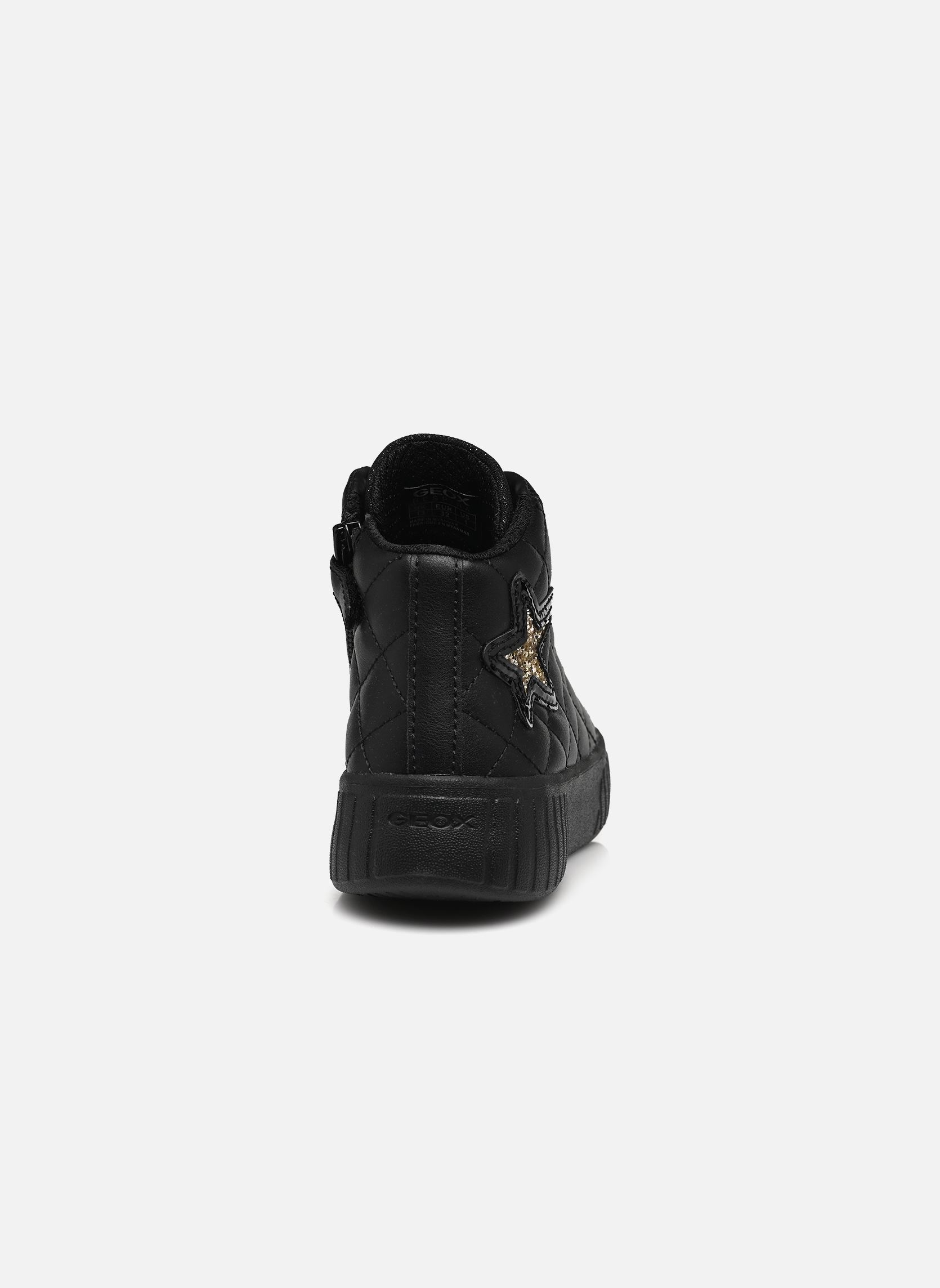 Baskets hautes J Mikiroshi Girl fille noir Geox Baskets hautes J Mikiroshi Girl fille noir Black/Platinum