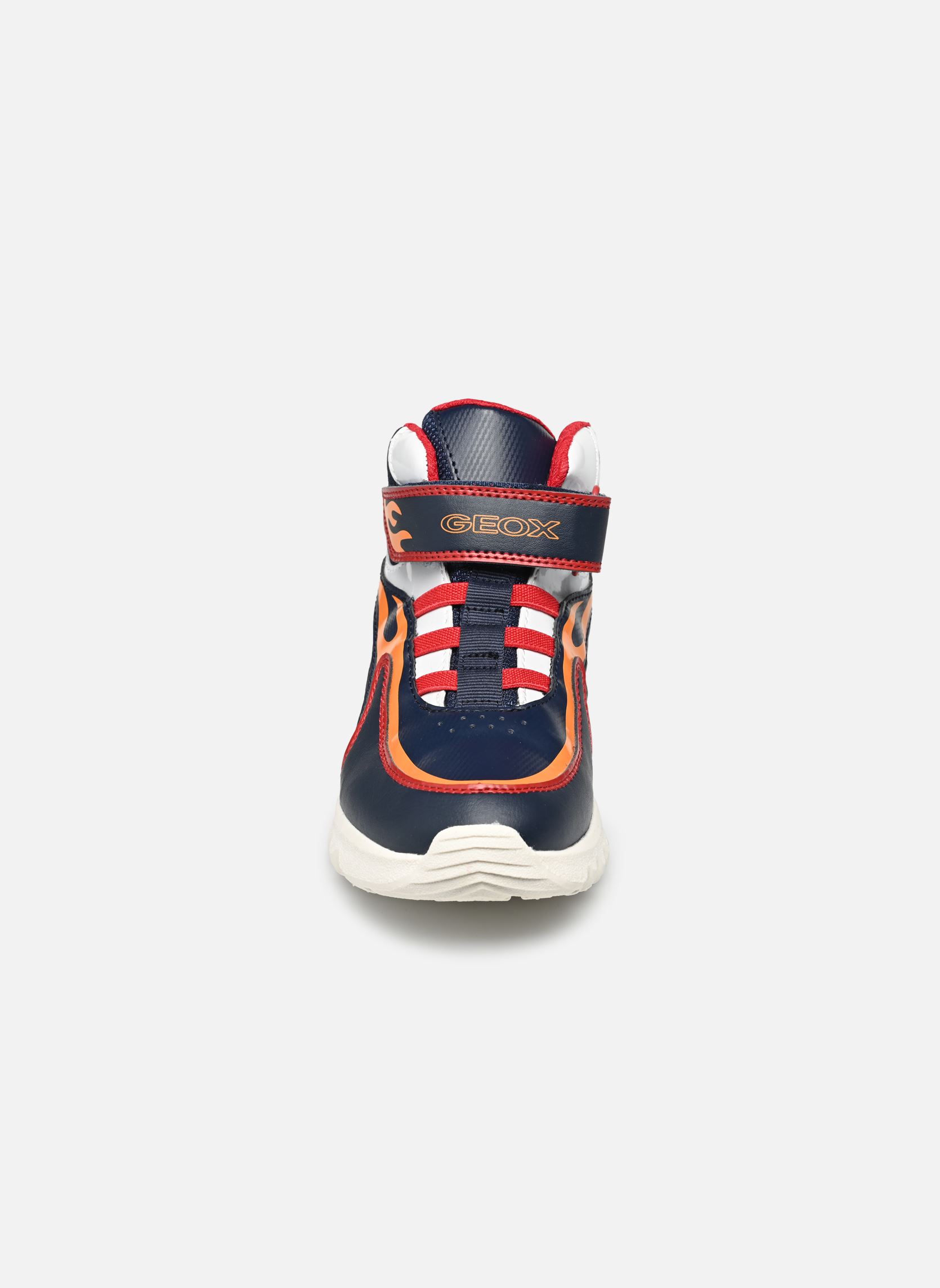 Baskets hautes J Ciberdron Boy garçon multicolore Geox Baskets hautes J Ciberdron Boy garçon multicolore Bleu Marine / Rouge