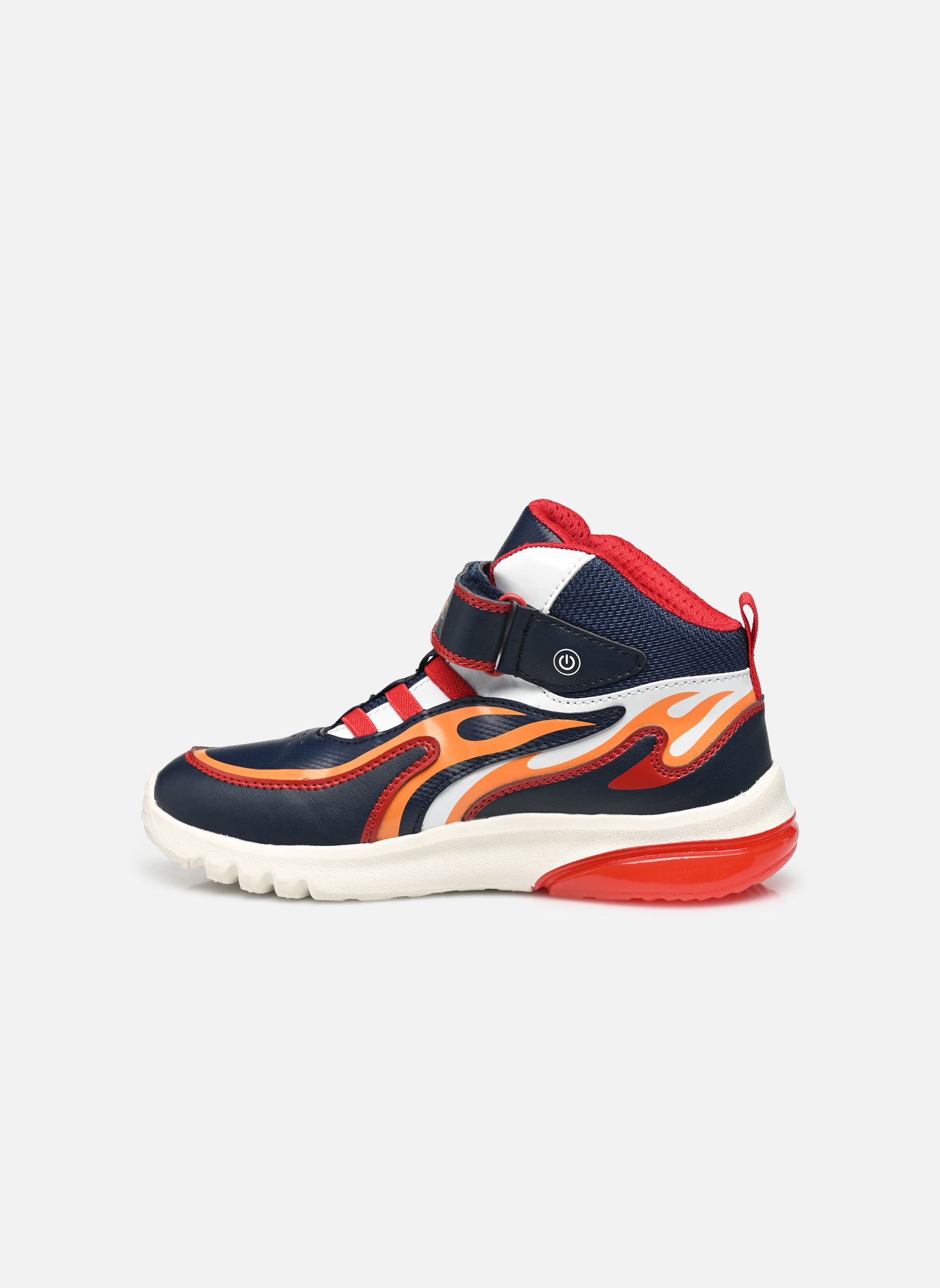 Baskets hautes J Ciberdron Boy garçon multicolore Geox Baskets hautes J Ciberdron Boy garçon multicolore Bleu Marine / Rouge