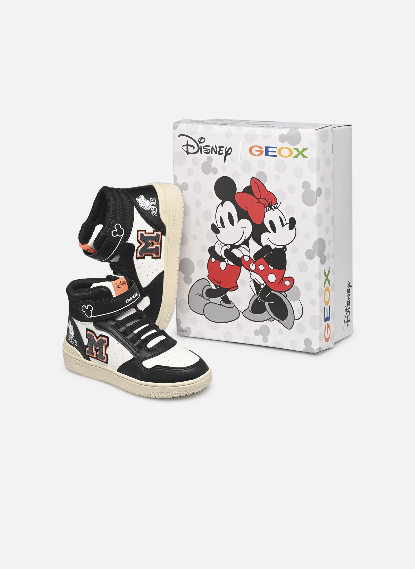 Baskets hautes J Washiba Boy x Disney garçon noir Geox Baskets hautes J Washiba Boy x Disney garçon noir Noir/blanc