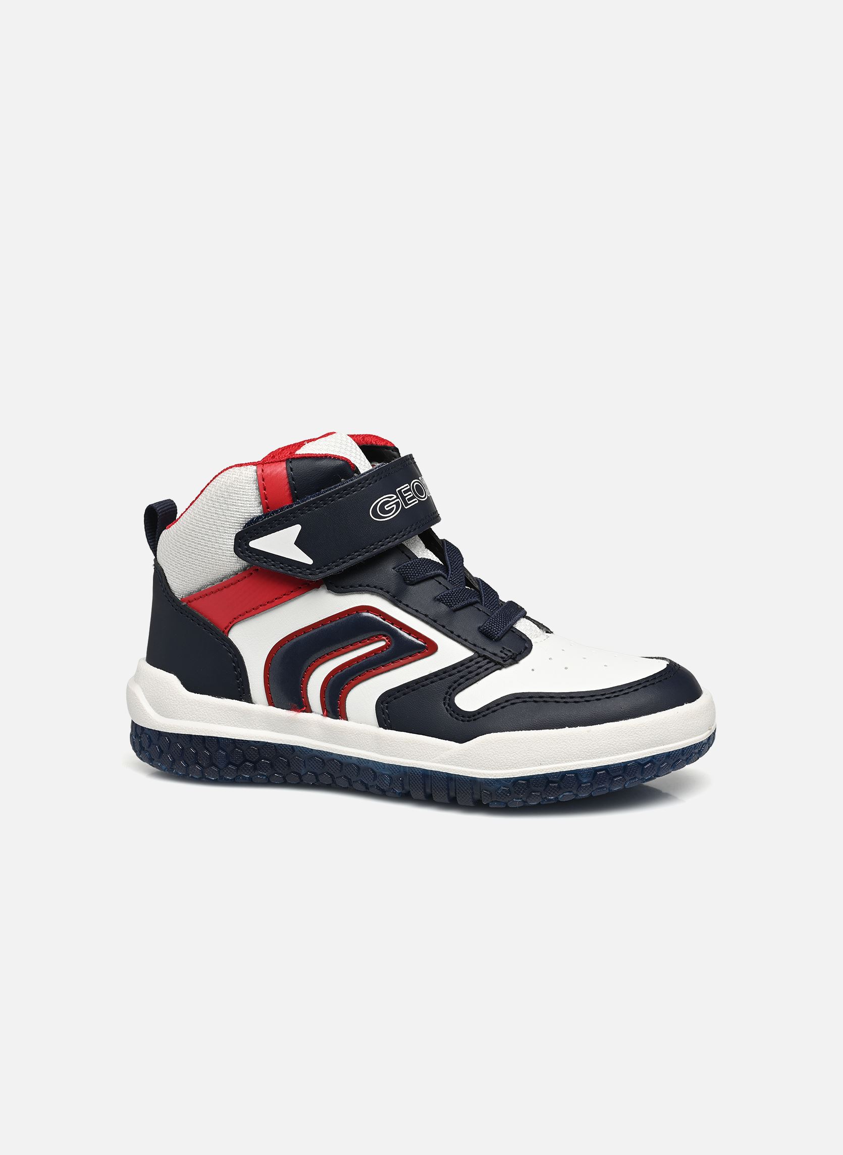 Baskets hautes J Buzzerlight Boy garçon multicolore Geox Baskets hautes J Buzzerlight Boy garçon multicolore BLEU MARINE/BLANC