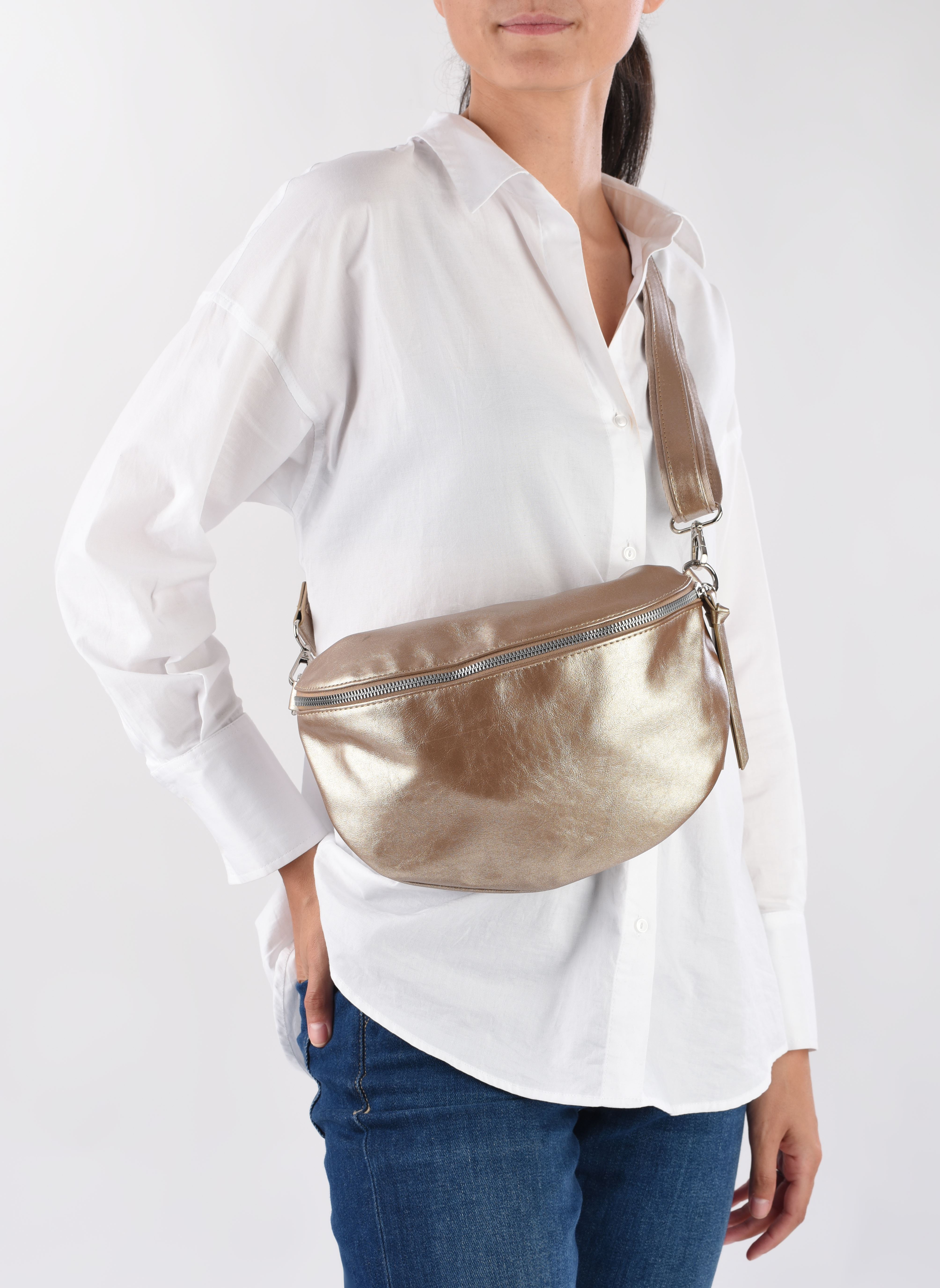 Heuptassen Sac banane WACA dames goud en brons MADE BY Heuptassen Sac banane WACA dames goud en brons DORÉ