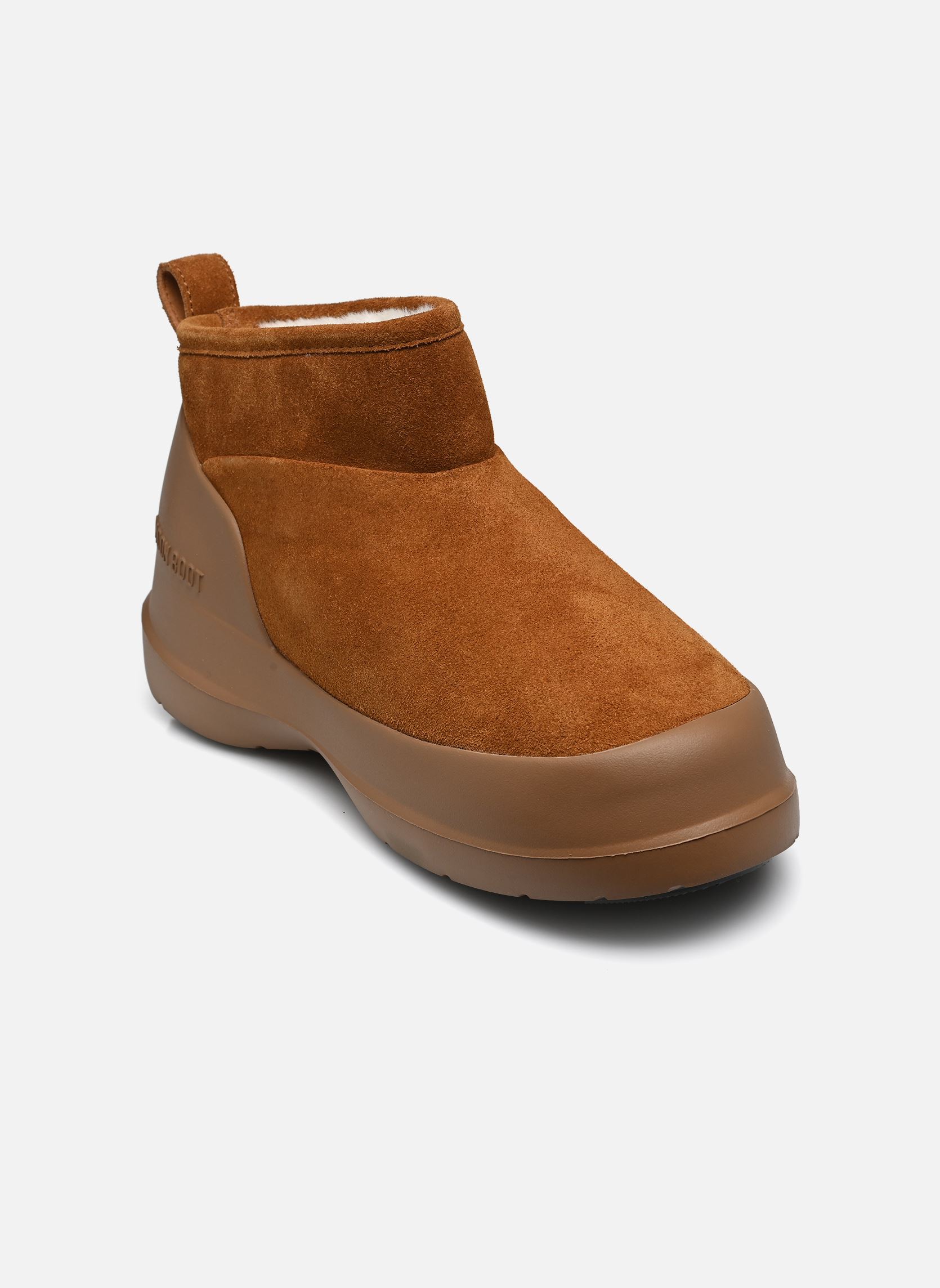 Bottes de neige MB LUNA LOW BOOT SUEDE femme marron Moon Boot Bottes de neige MB LUNA LOW BOOT SUEDE femme marron M008 COGNAC