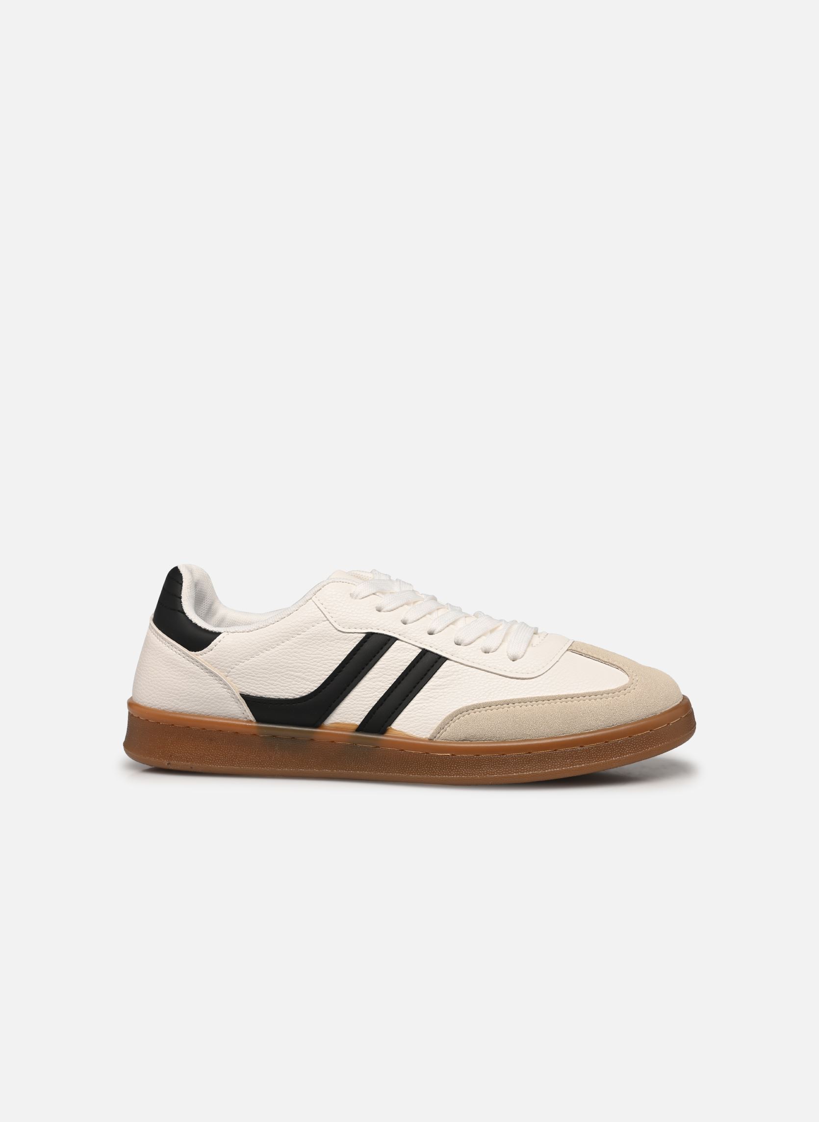 Baskets THIMY homme blanc MADE BY Baskets THIMY homme blanc BLANC NOIR