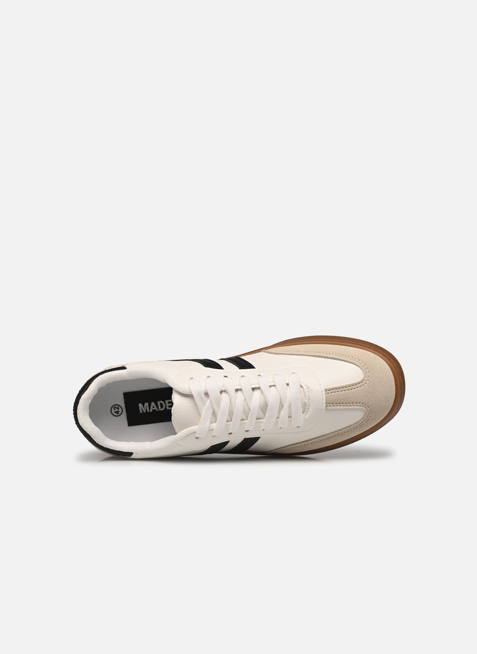 Baskets THIMY homme blanc MADE BY Baskets THIMY homme blanc BLANC NOIR