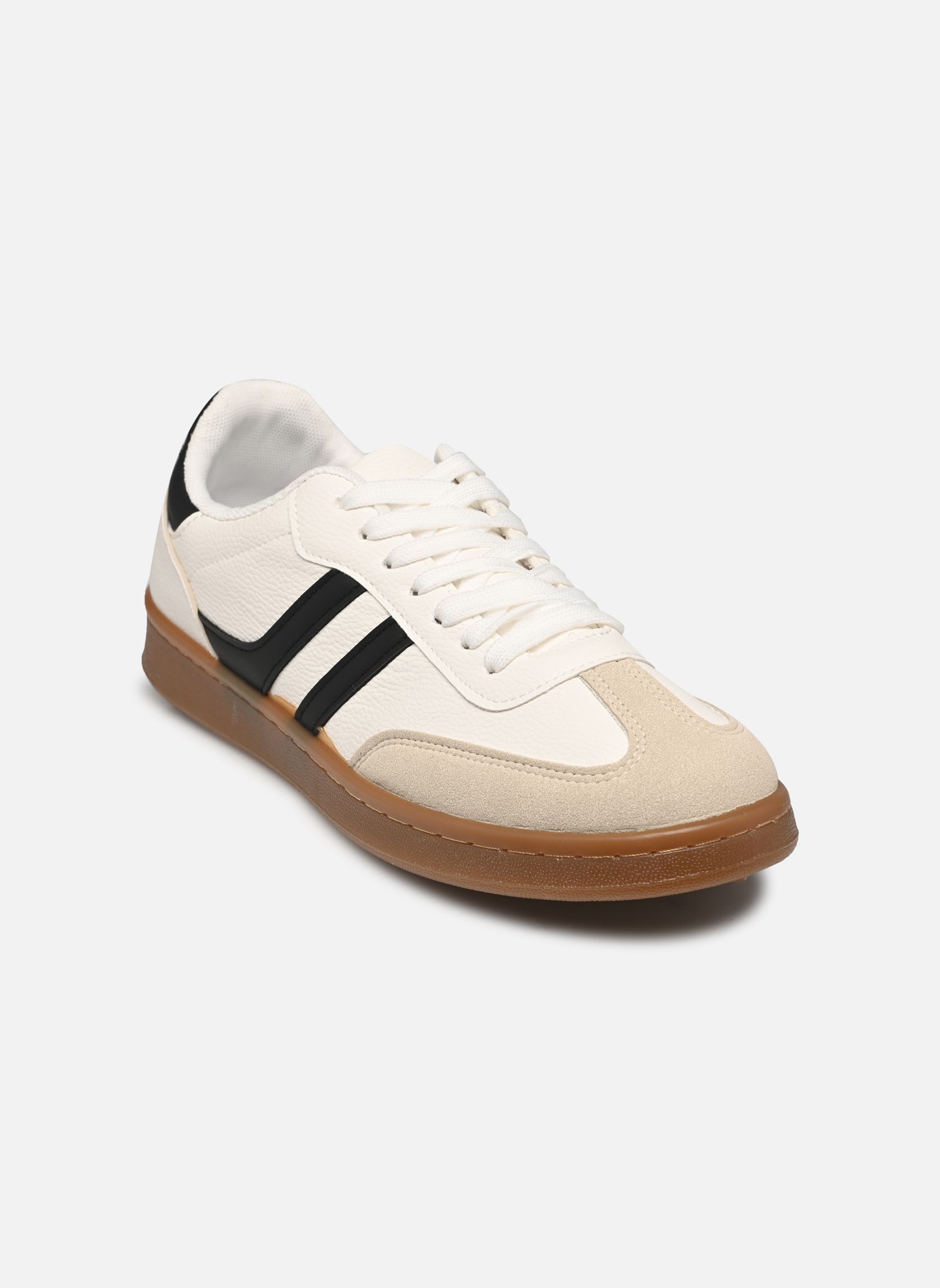 Baskets THIMY homme blanc MADE BY Baskets THIMY homme blanc BLANC NOIR